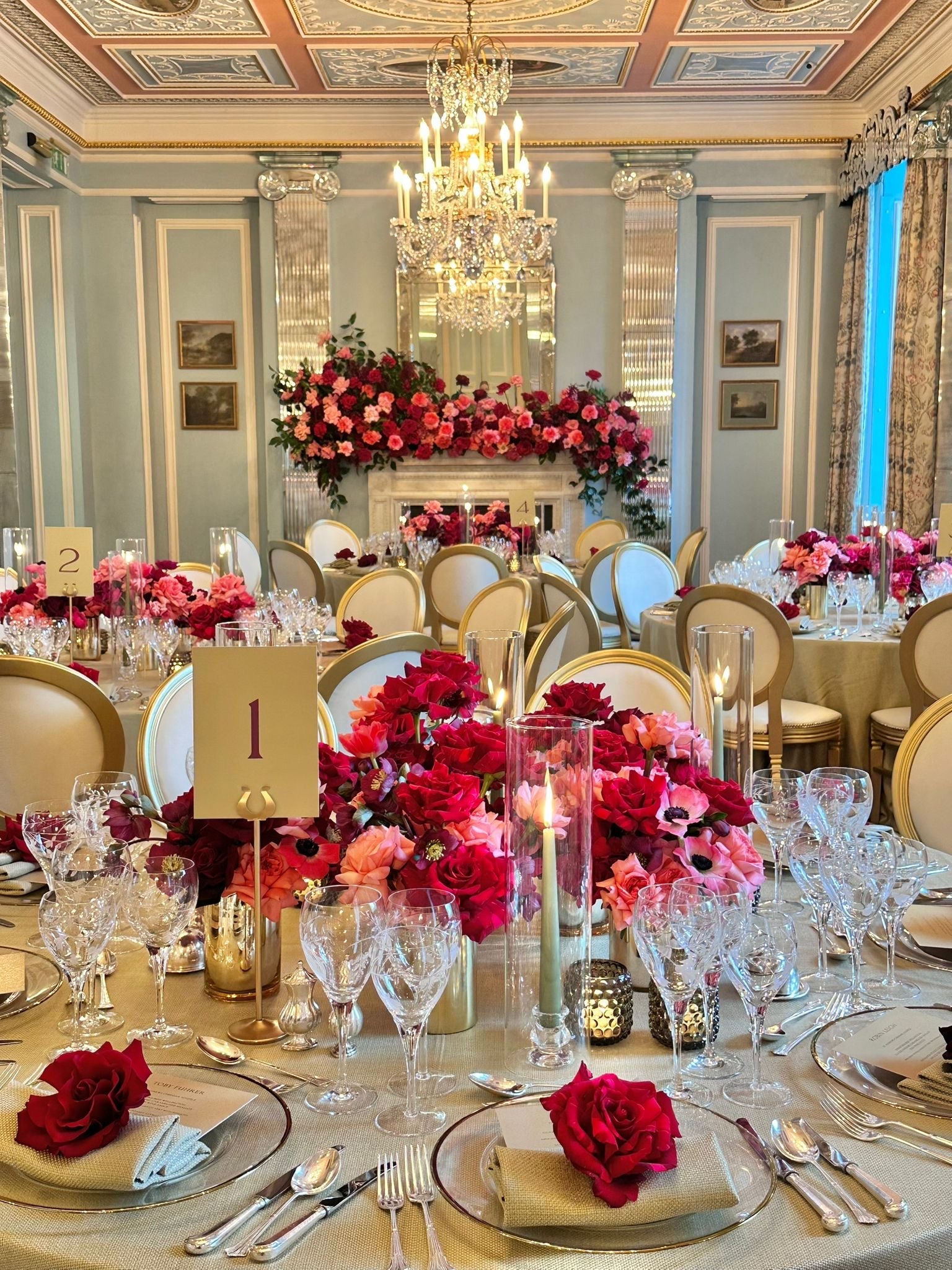 A Romantic Wedding Luncheon at The Lanesborough