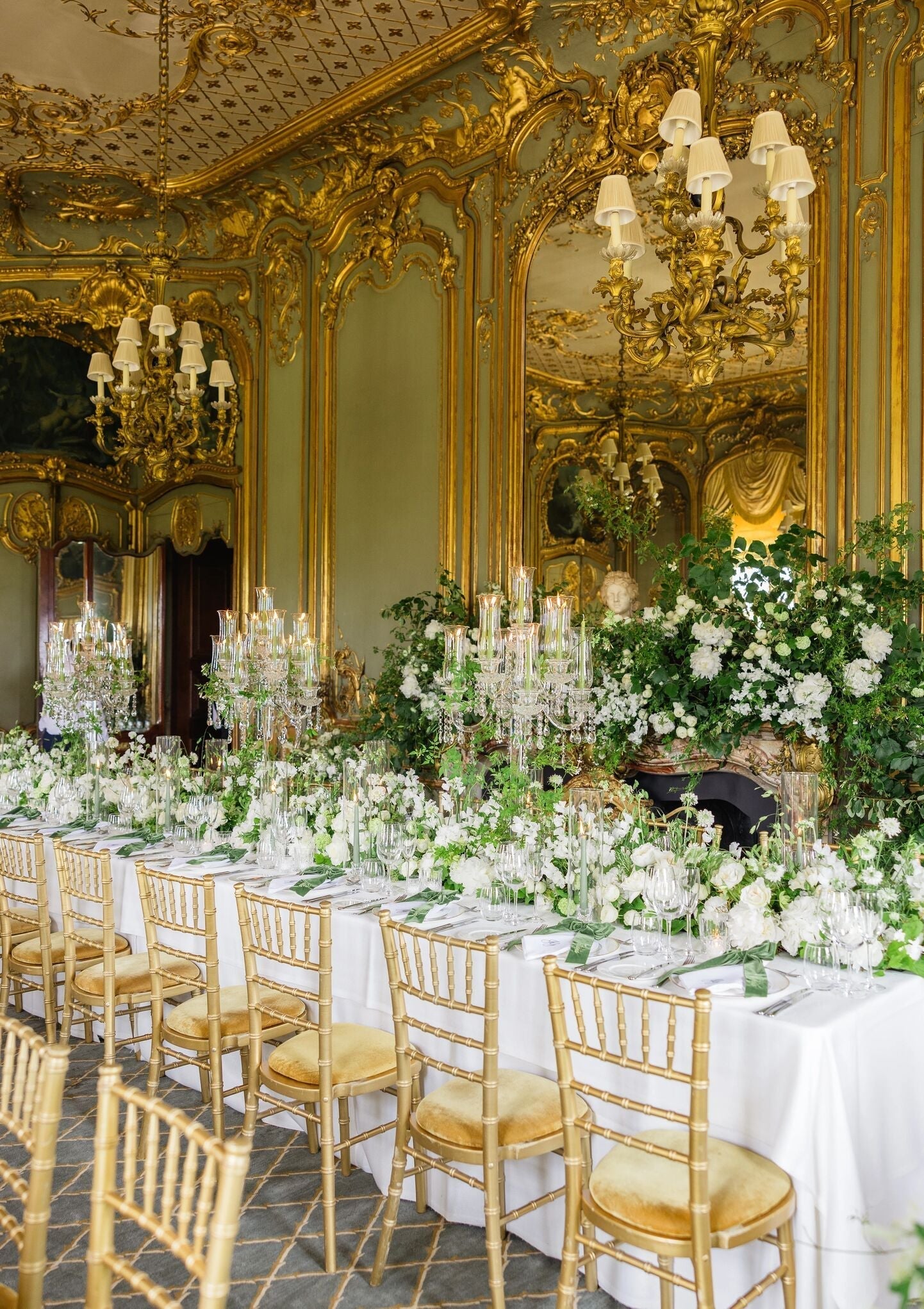 A Fairytale in Green & White at Cliveden House