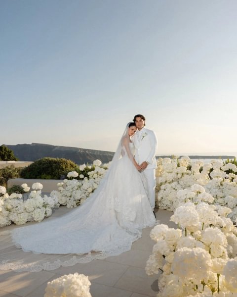 Grayson Dolan & Eleni Stamoulis’ Dreamy Monochromatic Wedding