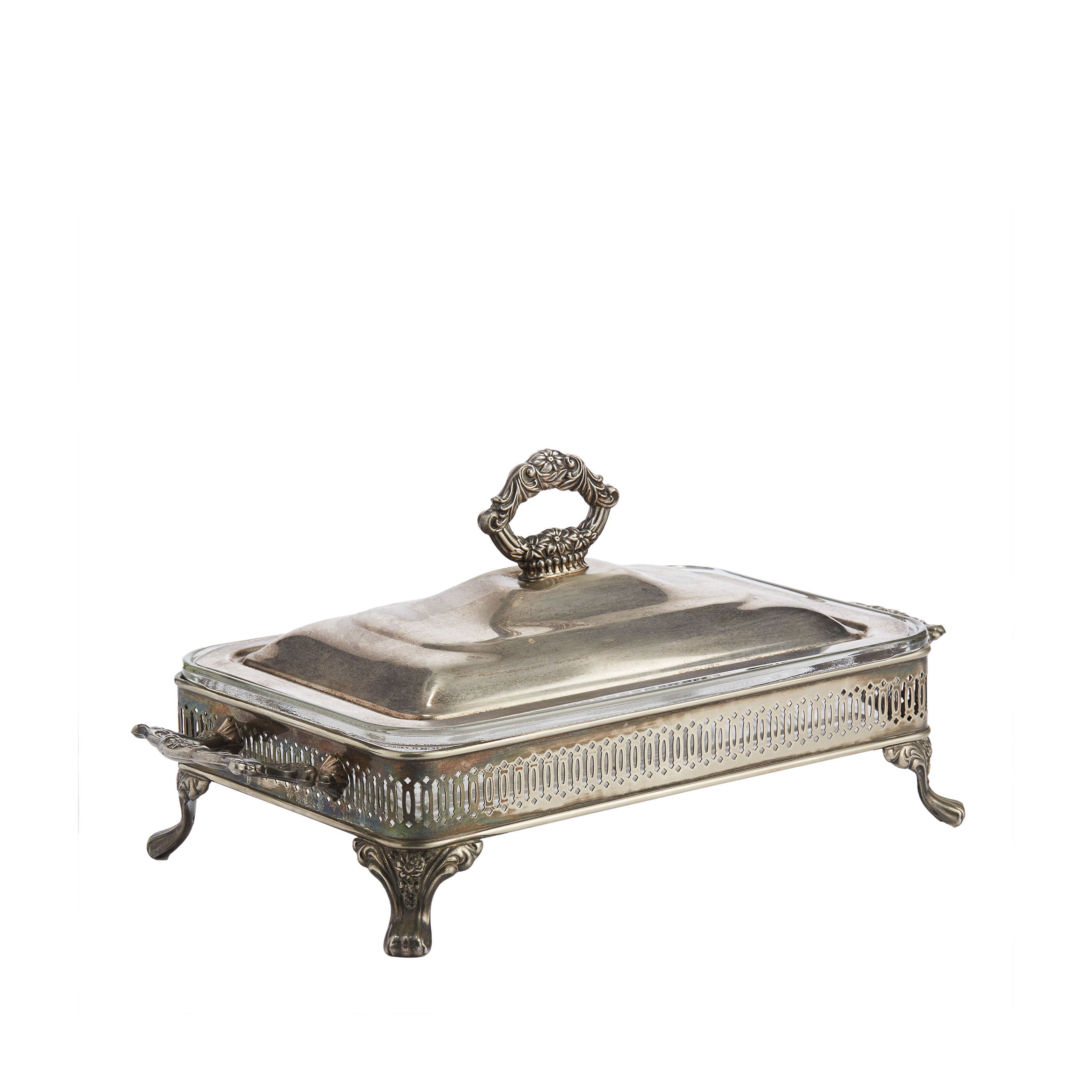 Silver Buffet Tray for Hire - 119