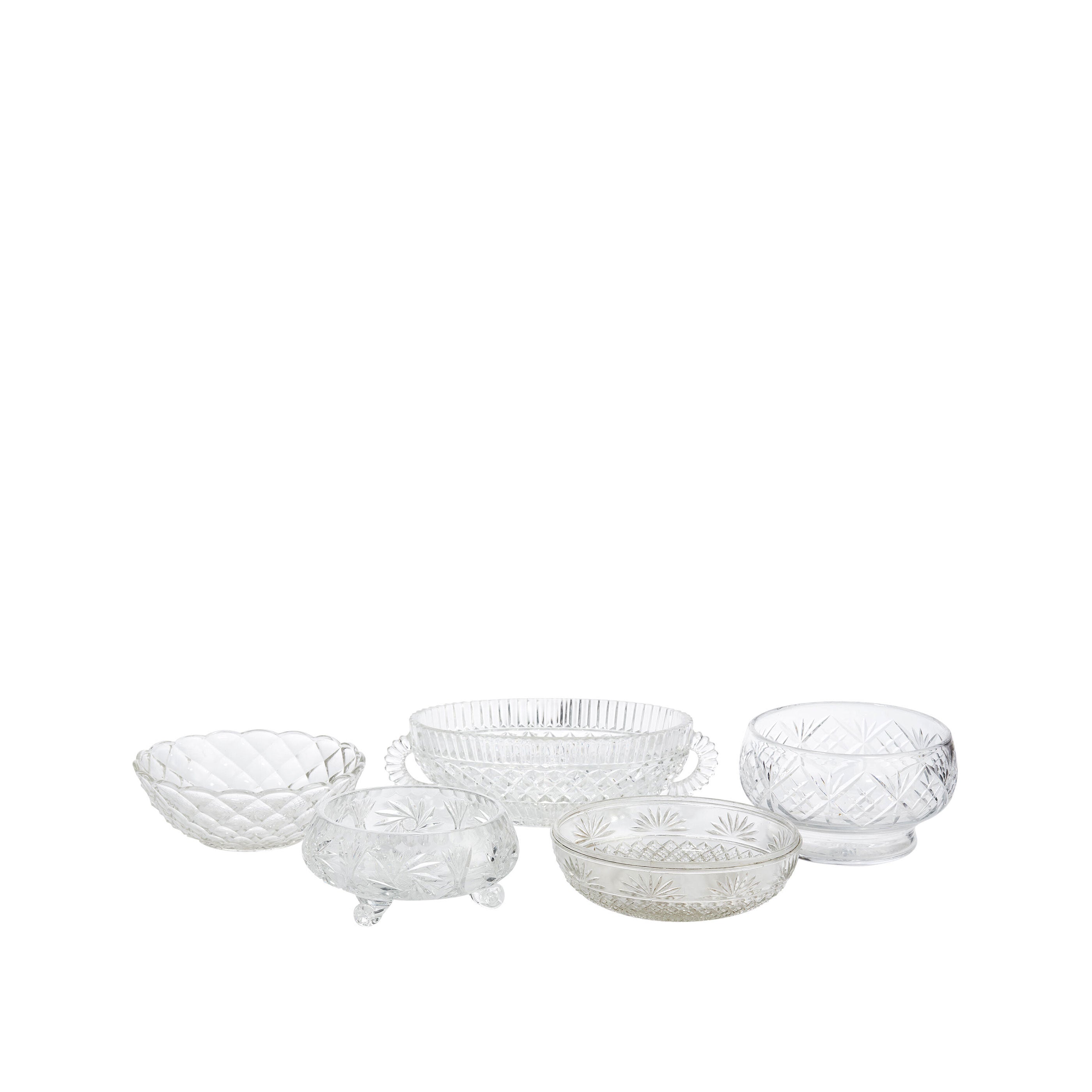 Collection of Crystal Bowls for Hire - 131