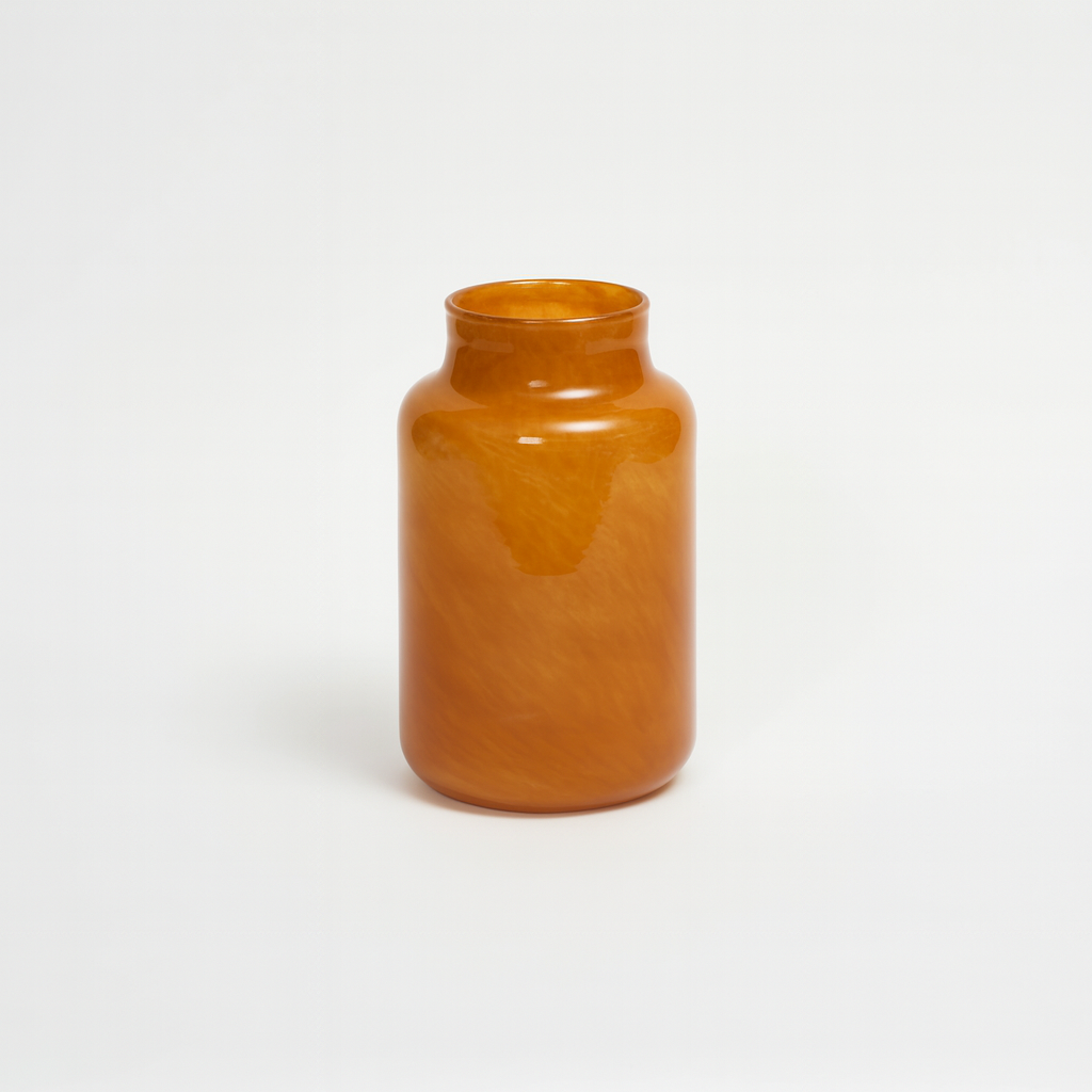 Medium Burnt Sienna Glass Vase for all sizes