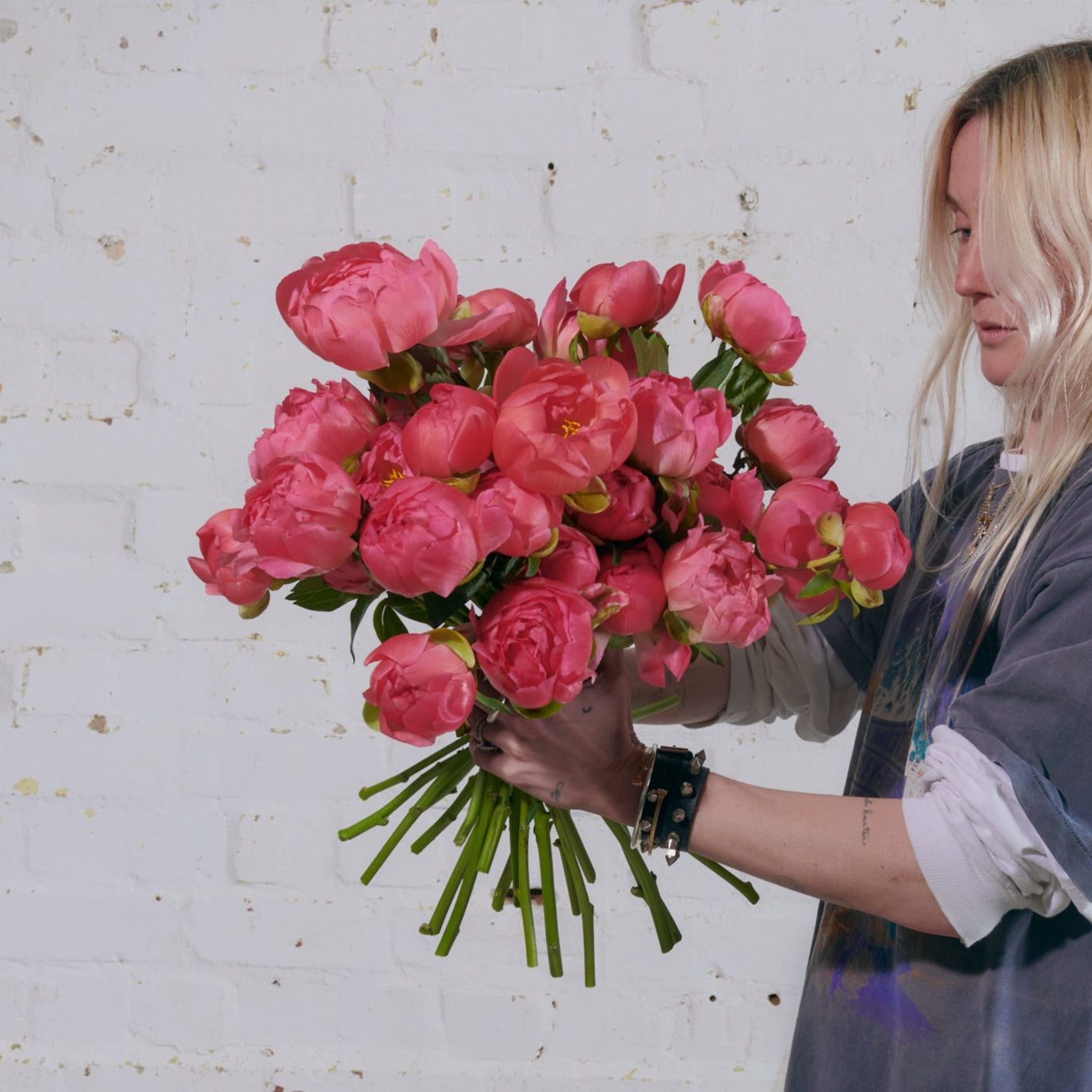 Coral Charm Peonies - Single Variety Bouquet - Wild at Heart - Wild at Heart