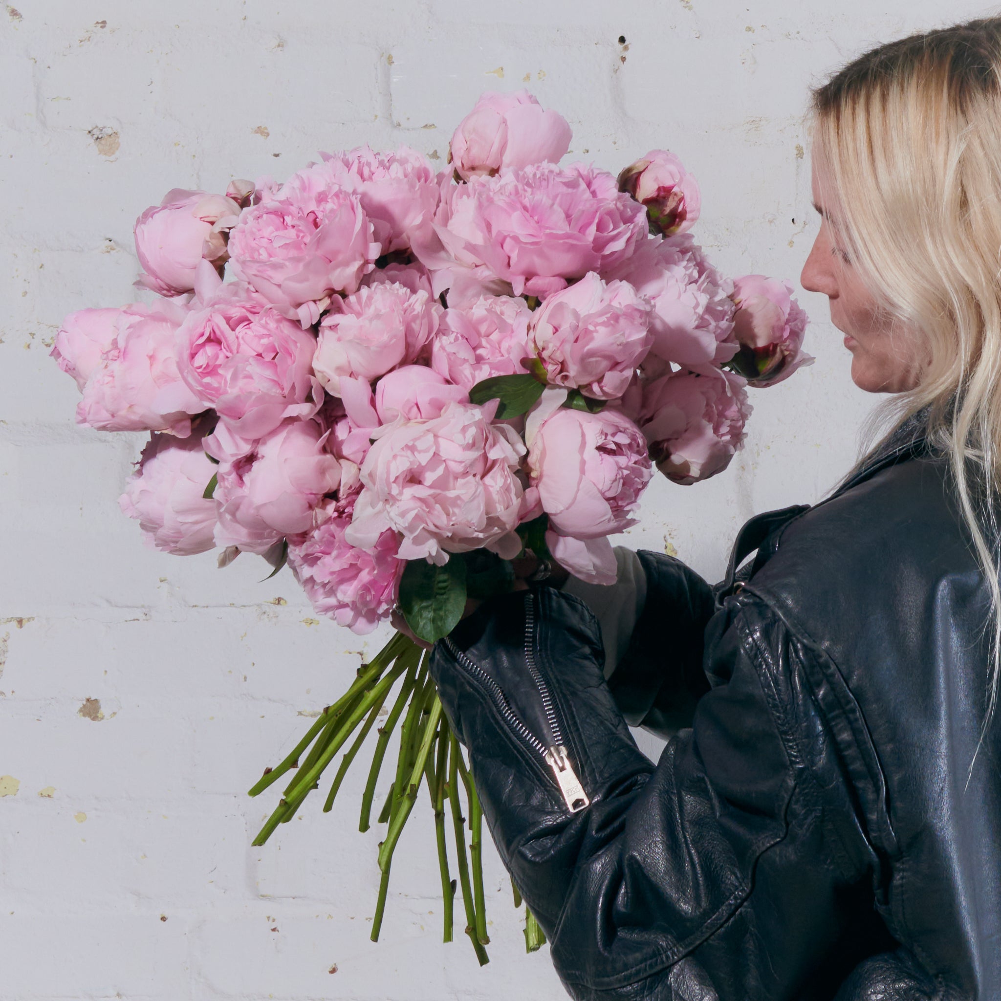 Sarah Bernhardt Peonies - Single Variety Bouquet - Wild at Heart - Wild at Heart