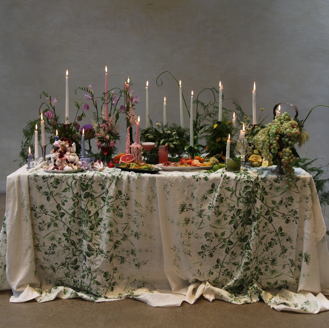 Yolke x Wild at Heart Bespoke Tablecloth - - Yolke - Wild at Heart