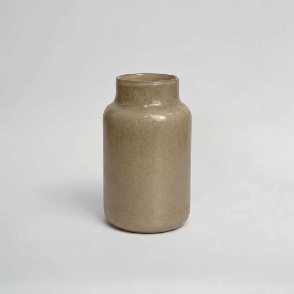 Medium Taupe Glass Vase for all sizes
