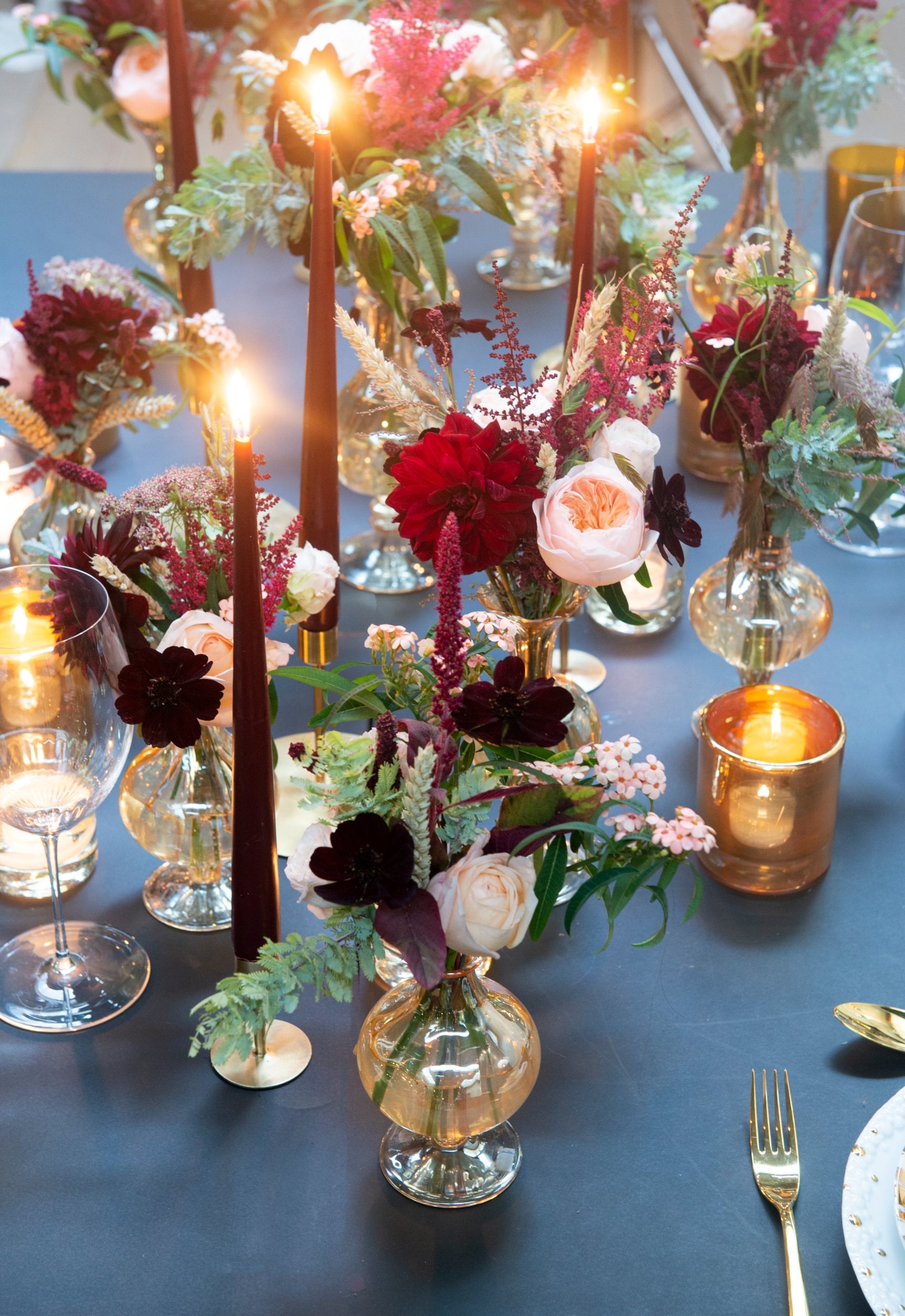Gold Skosberg Cylinder Tealight for Hire - 258