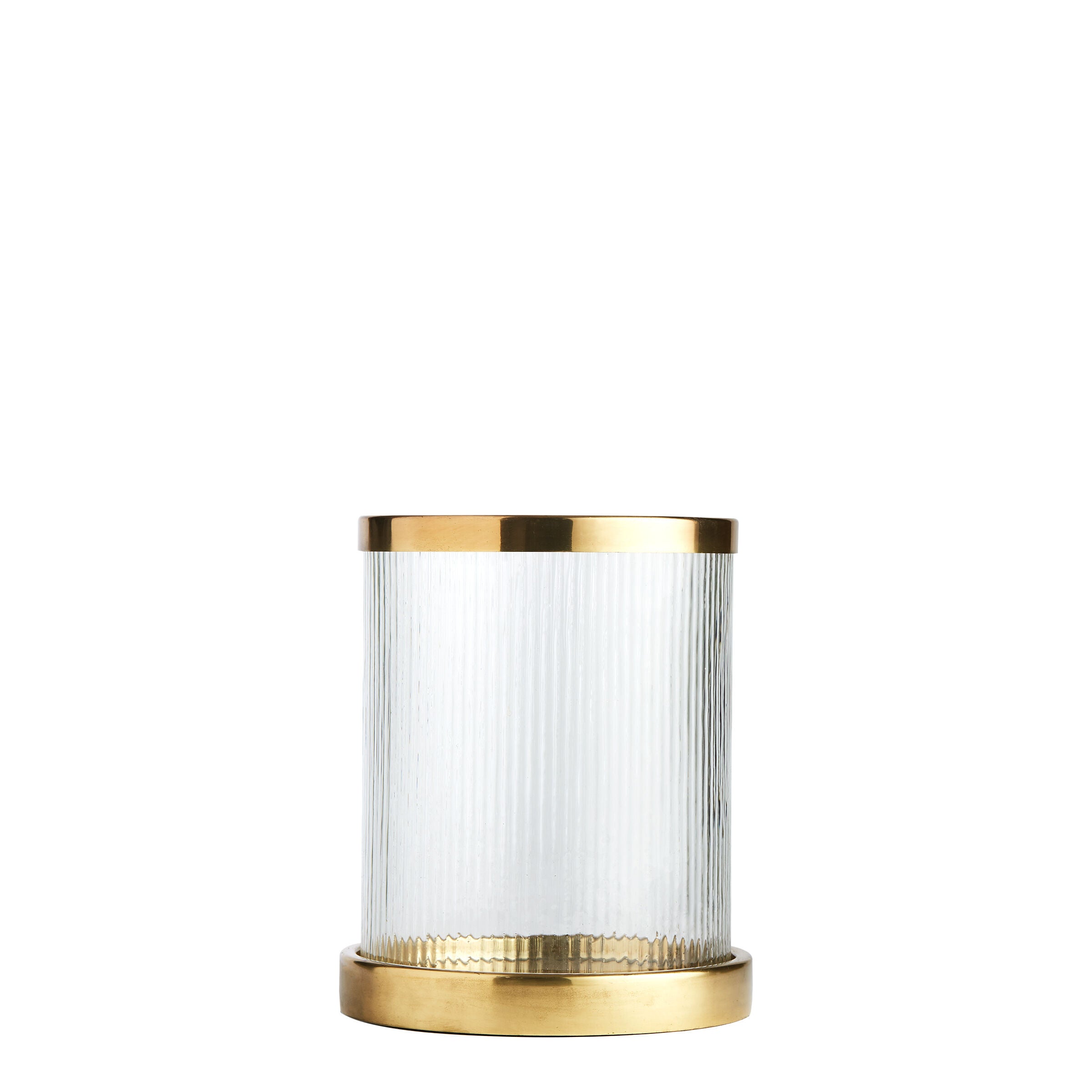 Gold Rim Crystal Lantern - Lantern - Wild at Heart - Wild at Heart