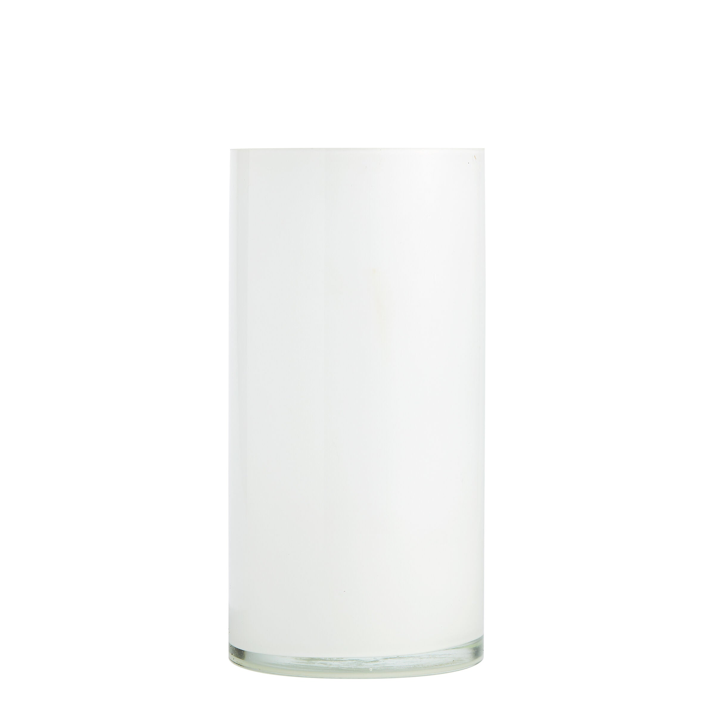 Short Frosted White Cylinder - Cylinders - Wild at Heart - Wild at Heart