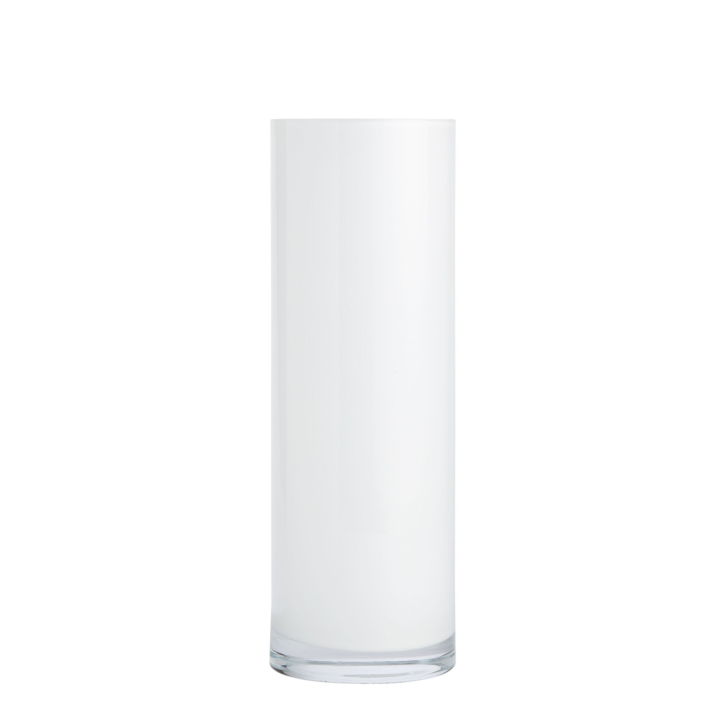 Medium Frosted White Cylinder - Cylinders - Wild at Heart - Wild at Heart