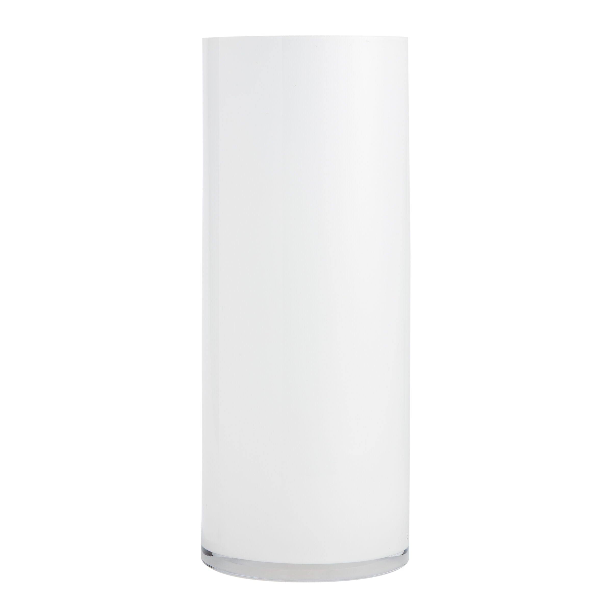 Large Frosted White Cylinder - Cylinders - Wild at Heart - Wild at Heart