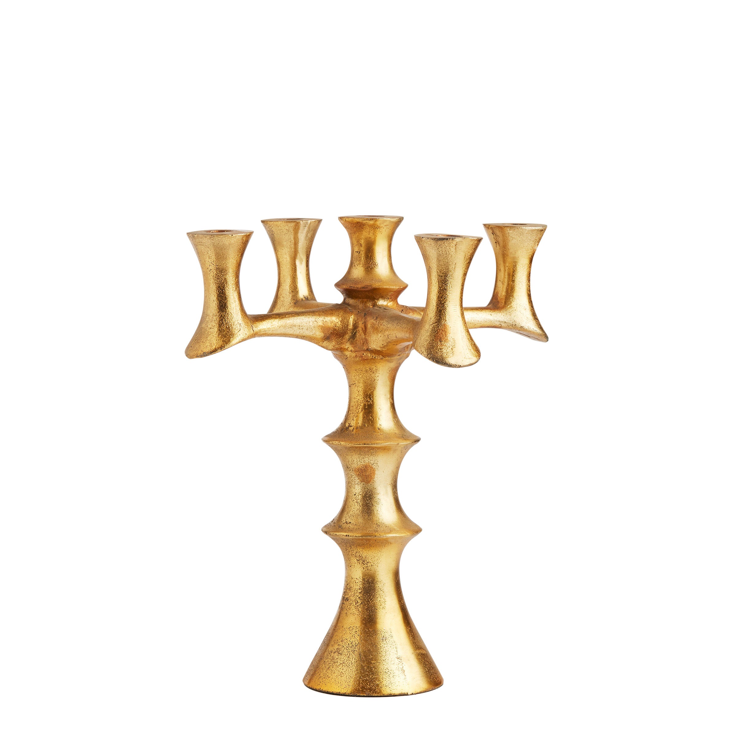 Chunky Matt Gold Candelabra - Candelebra - Wild at Heart - Wild at Heart