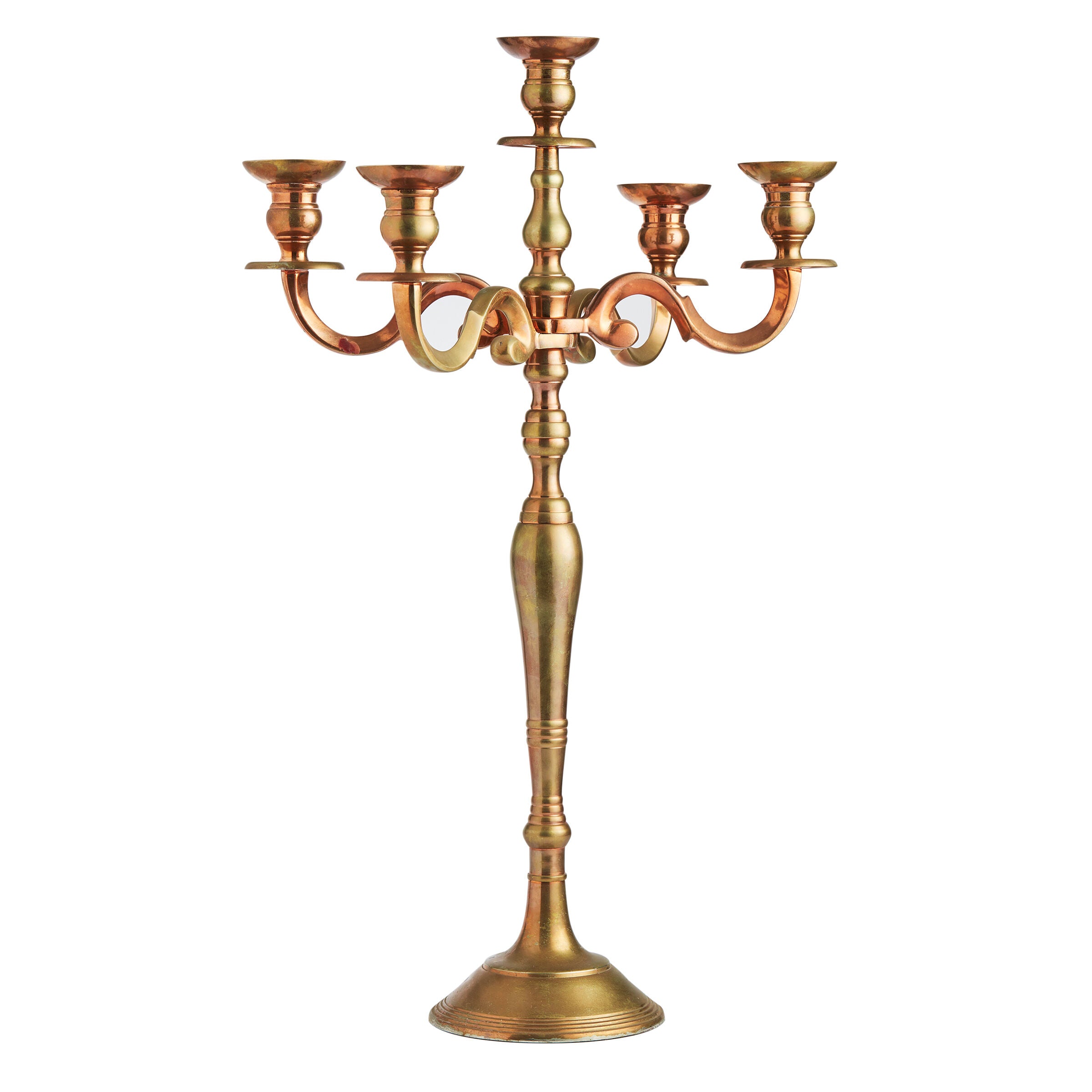 Matt Medium Gold Candelabra - Candelebra - Wild at Heart - Wild at Heart