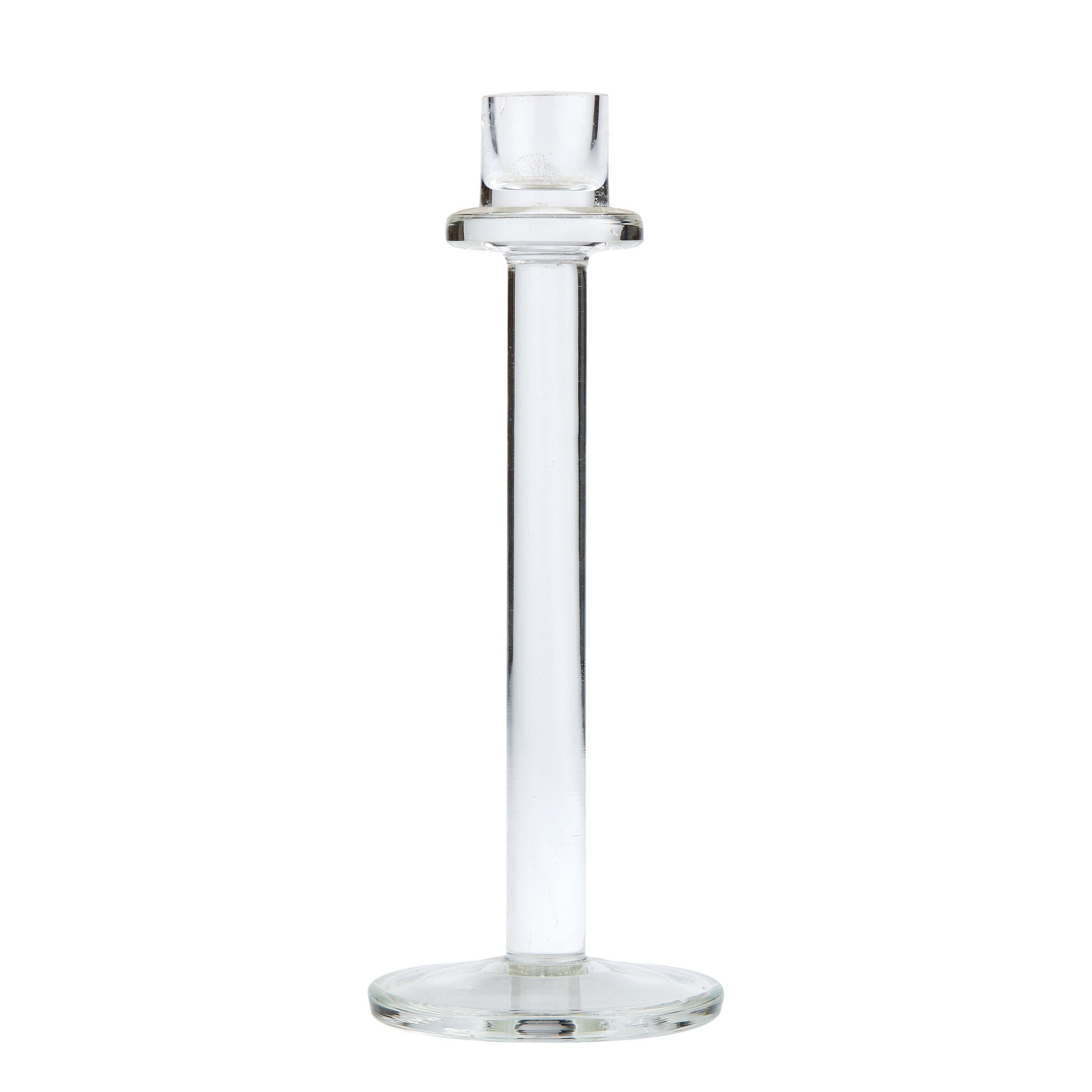 Tall Simple Glass Candleholder - Candle Holders - Wild at Heart - Wild at Heart