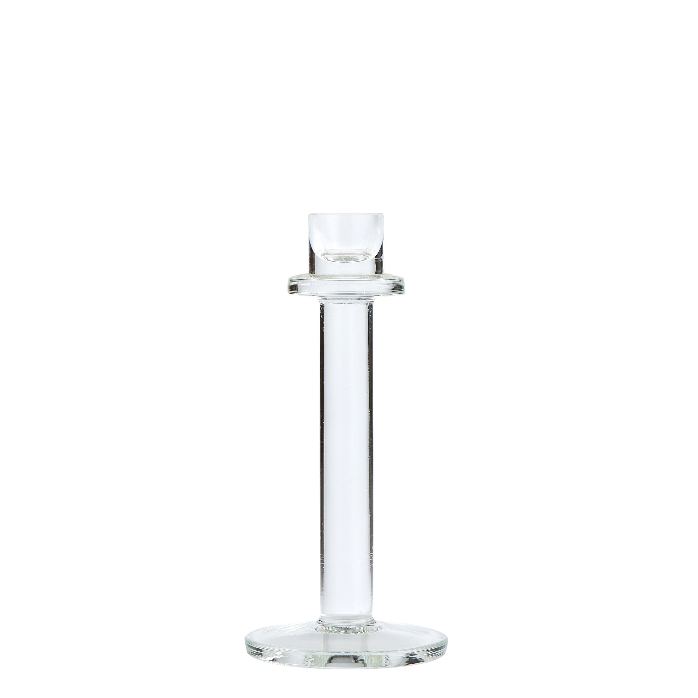 Medium Simple Glass Candleholder - Candle Holders - Wild at Heart - Wild at Heart
