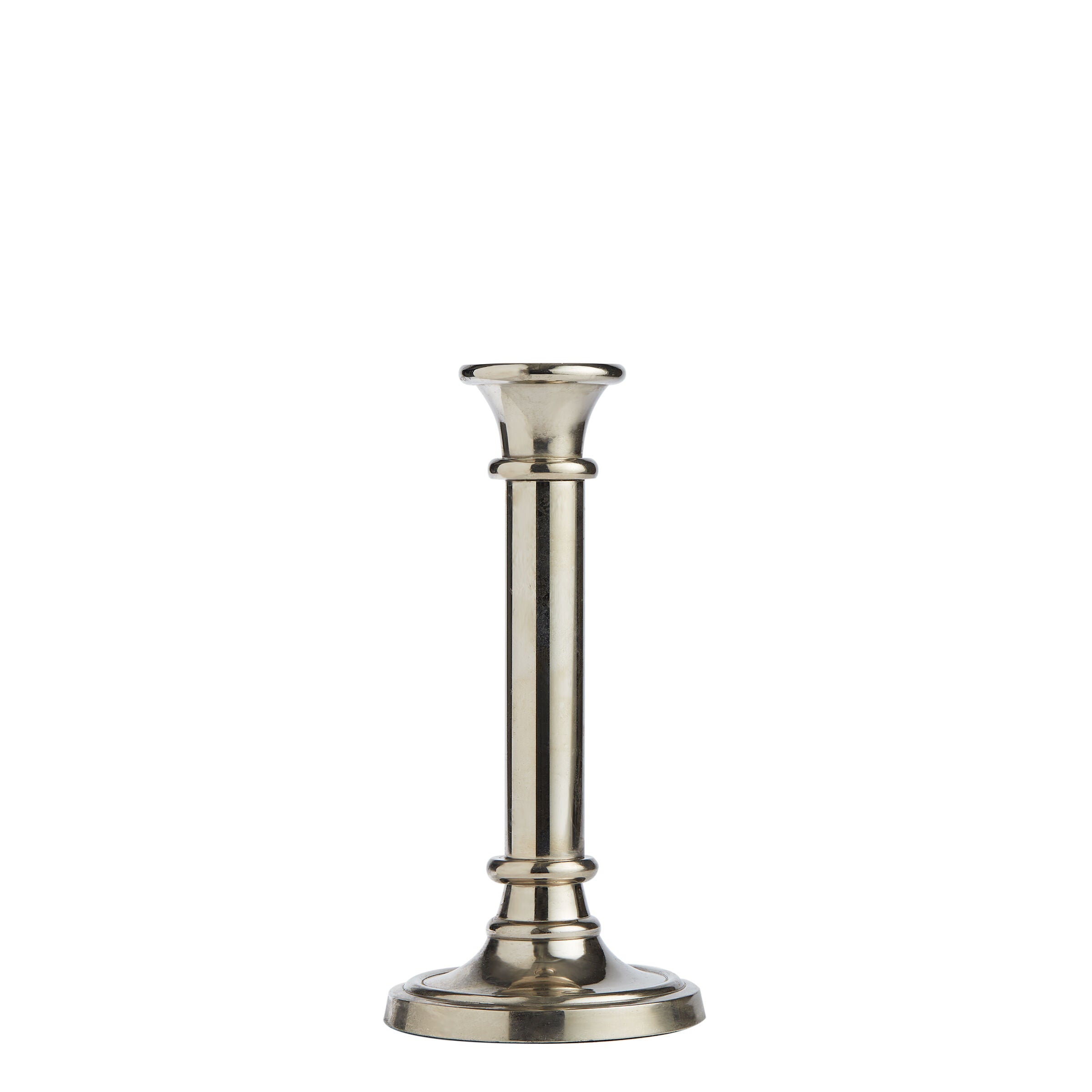 Small Classic Silver Candlestick Holder - Candle Holders - Wild at Heart - Wild at Heart