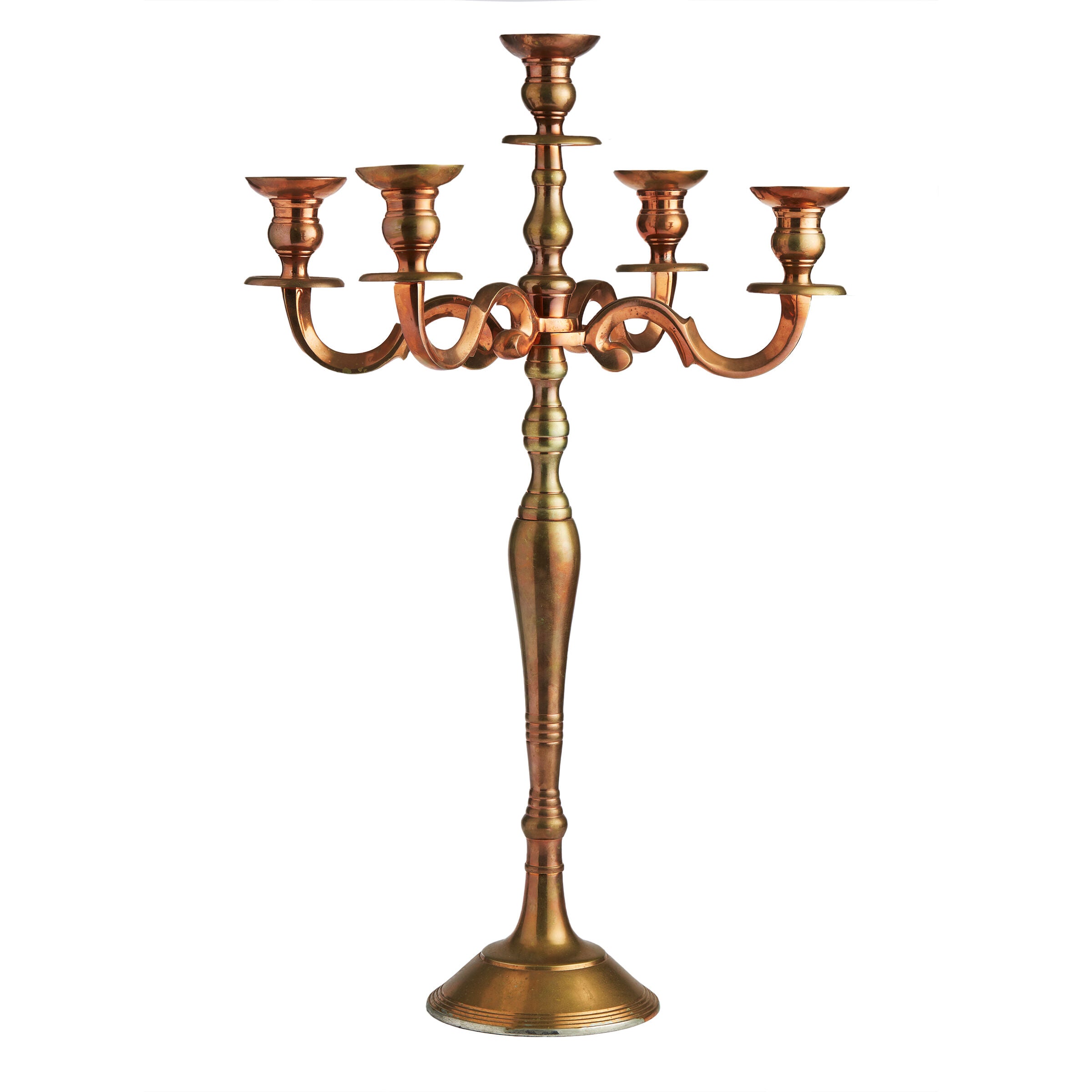 Armed Copper Candelabra - Candelebra - Wild at Heart - Wild at Heart