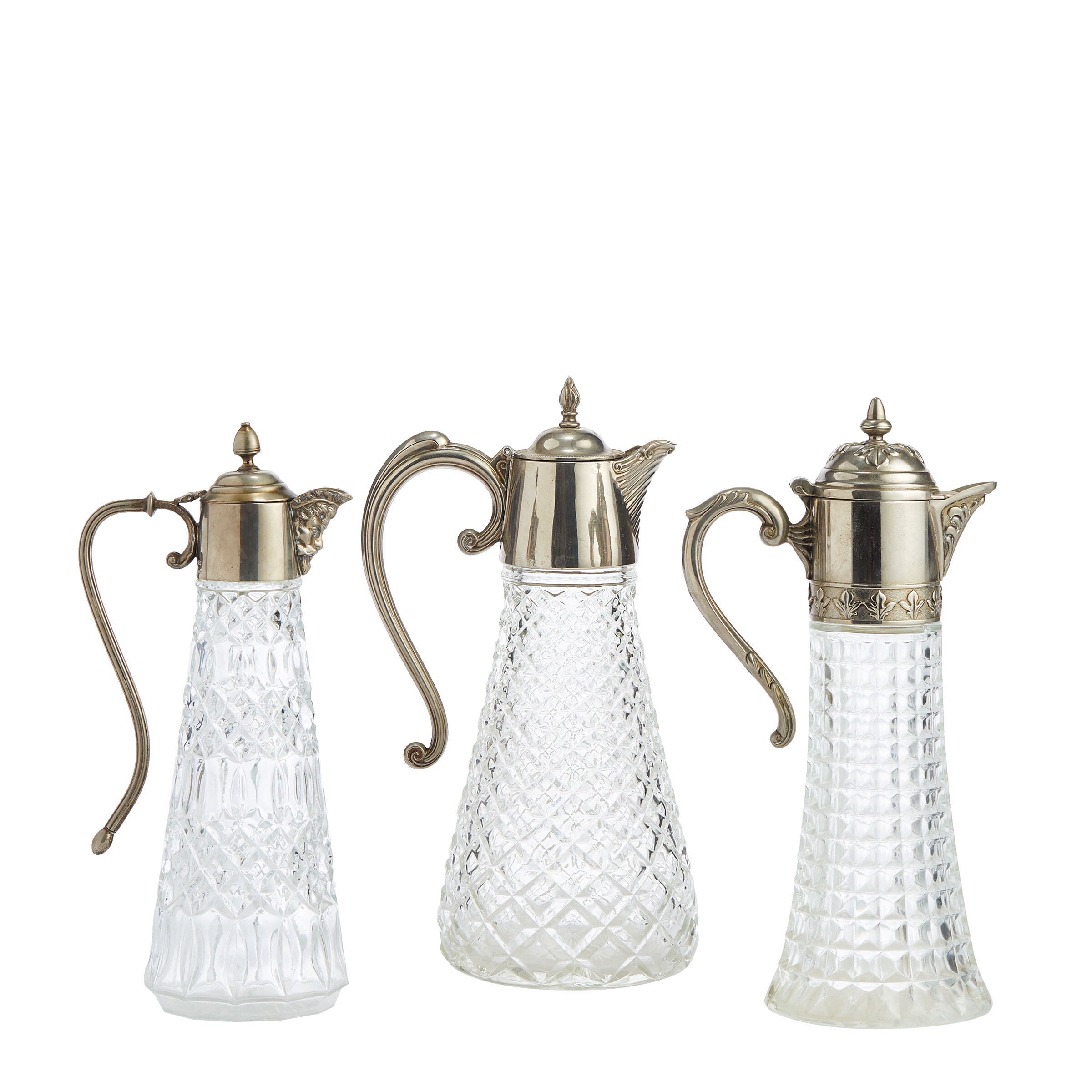 Collection of Crystal & Silver Decanters - Decanter - Wild at Heart - Wild at Heart