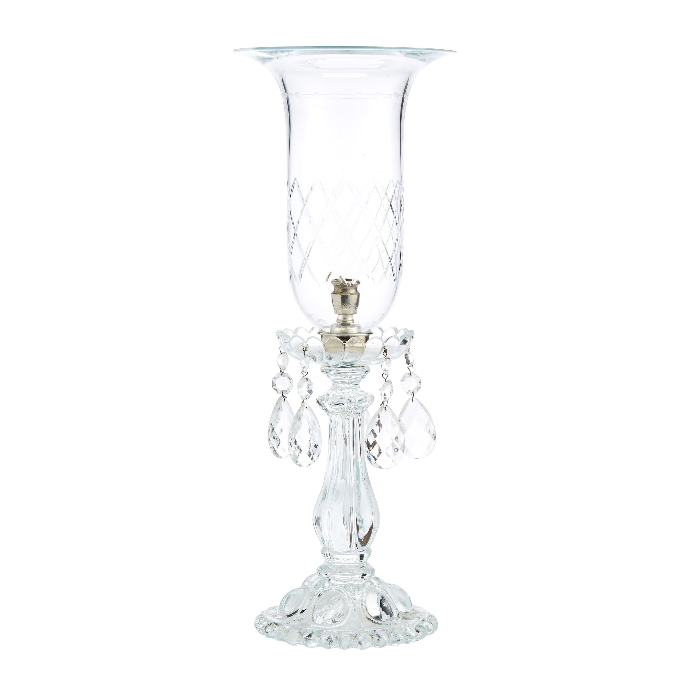 Hanging Crystal Teardrop Urn Vase - Urns - Wild at Heart - Wild at Heart