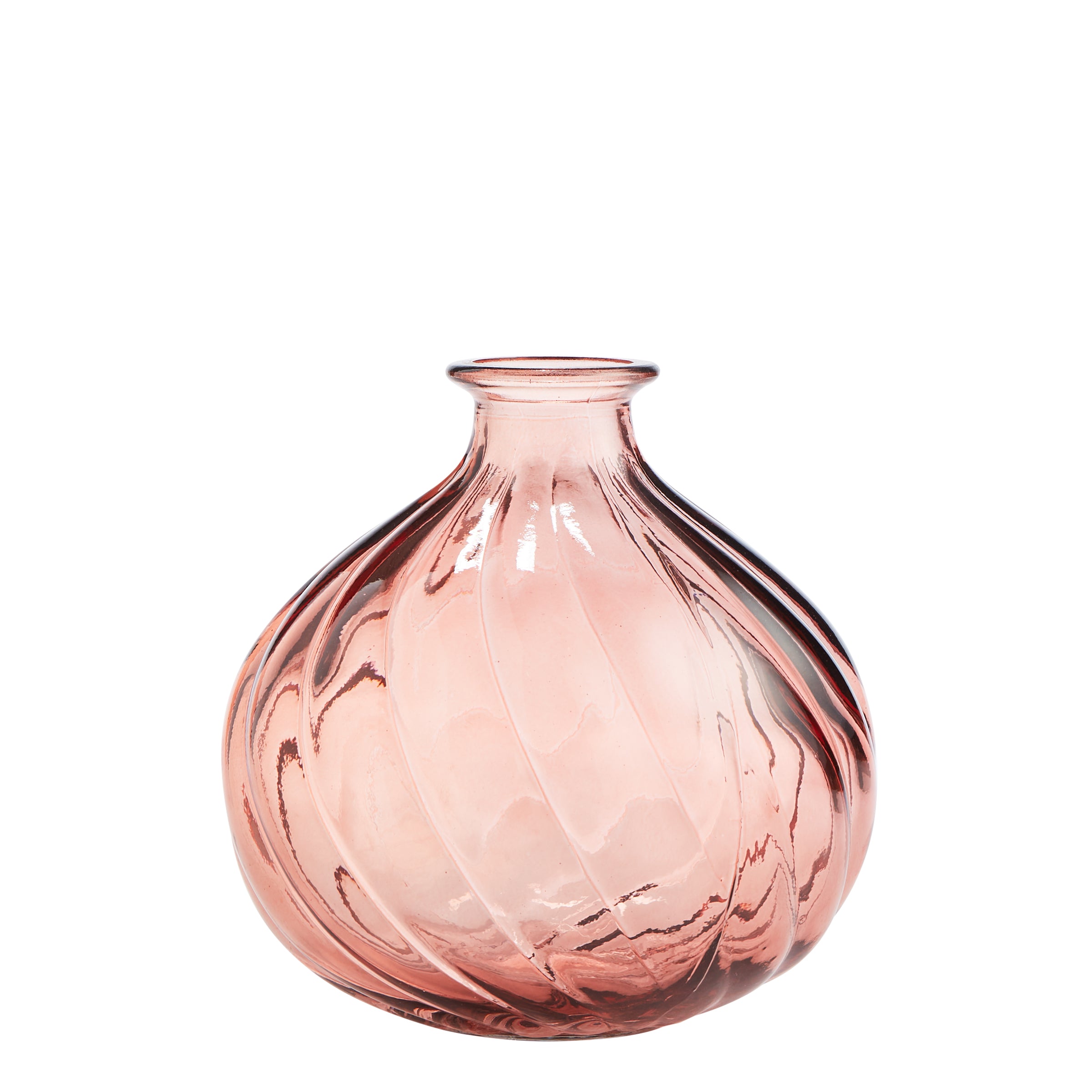  FOLIA BULB VASE パウダーピンク 花瓶 Light Pink Bulb Lined Vase for hire - 174 | Wild at Heart