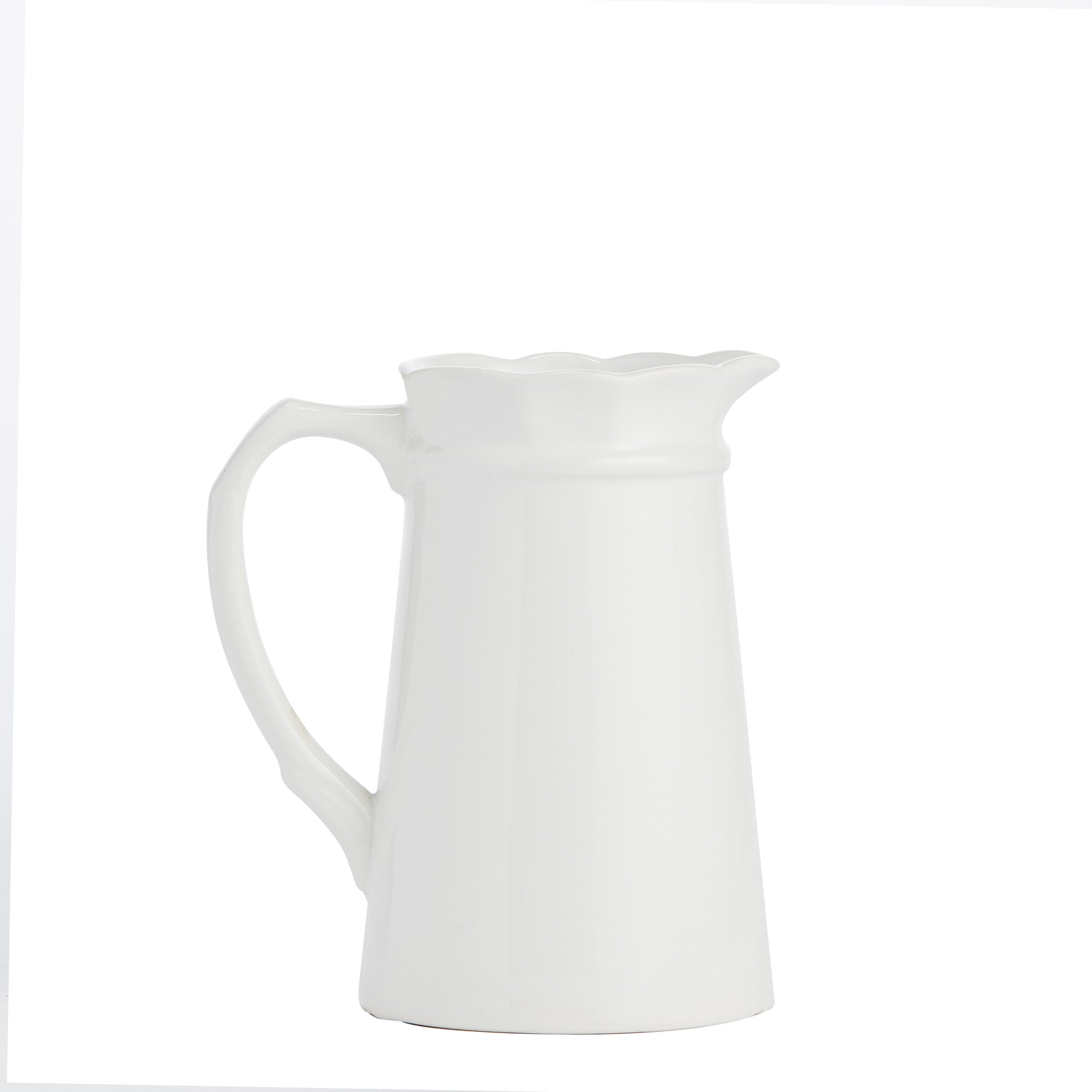 Plain Cream Ceramic Jug - Jug - Wild at Heart - Wild at Heart