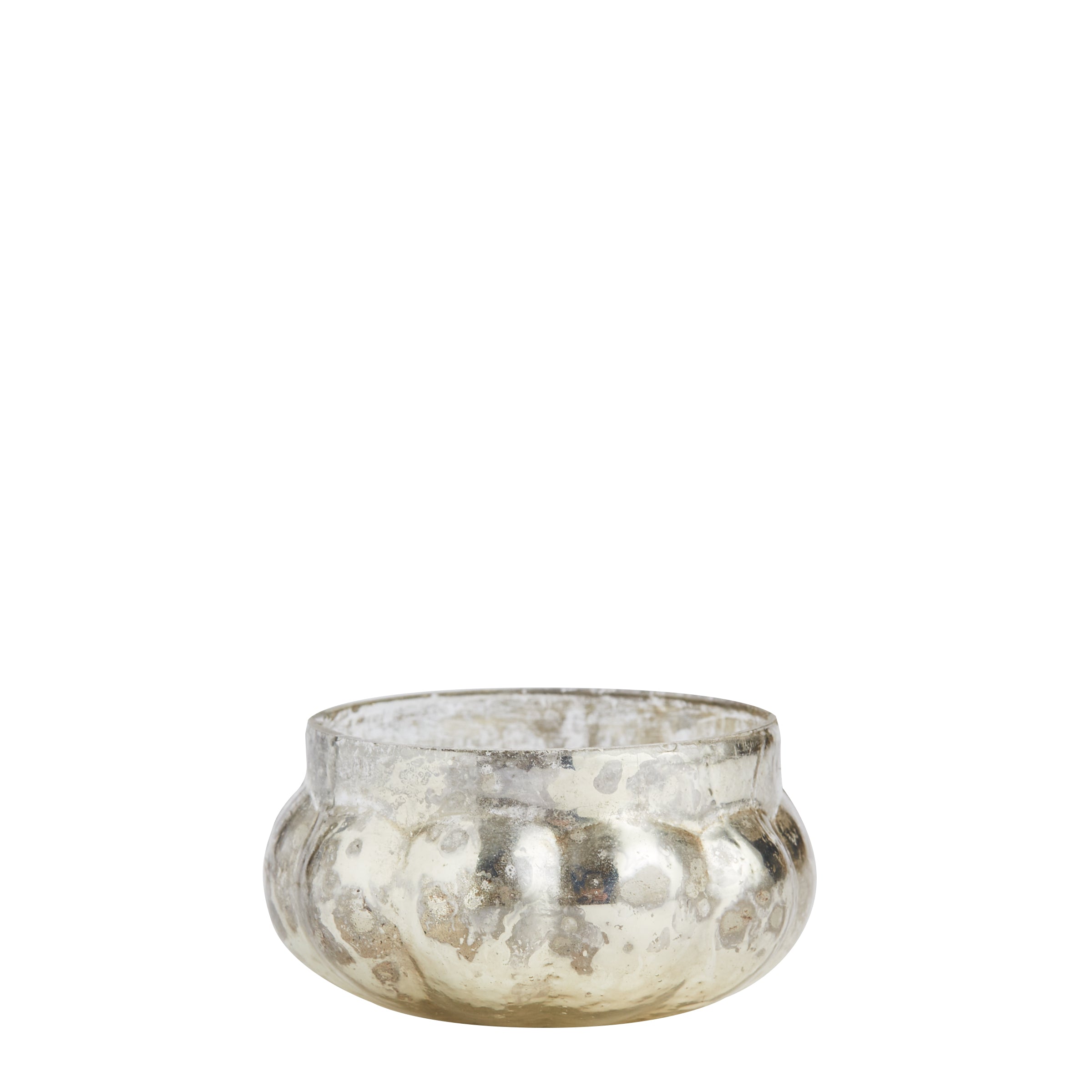 Low Speckled Silver Tealight - Tealight - Wild at Heart - Wild at Heart
