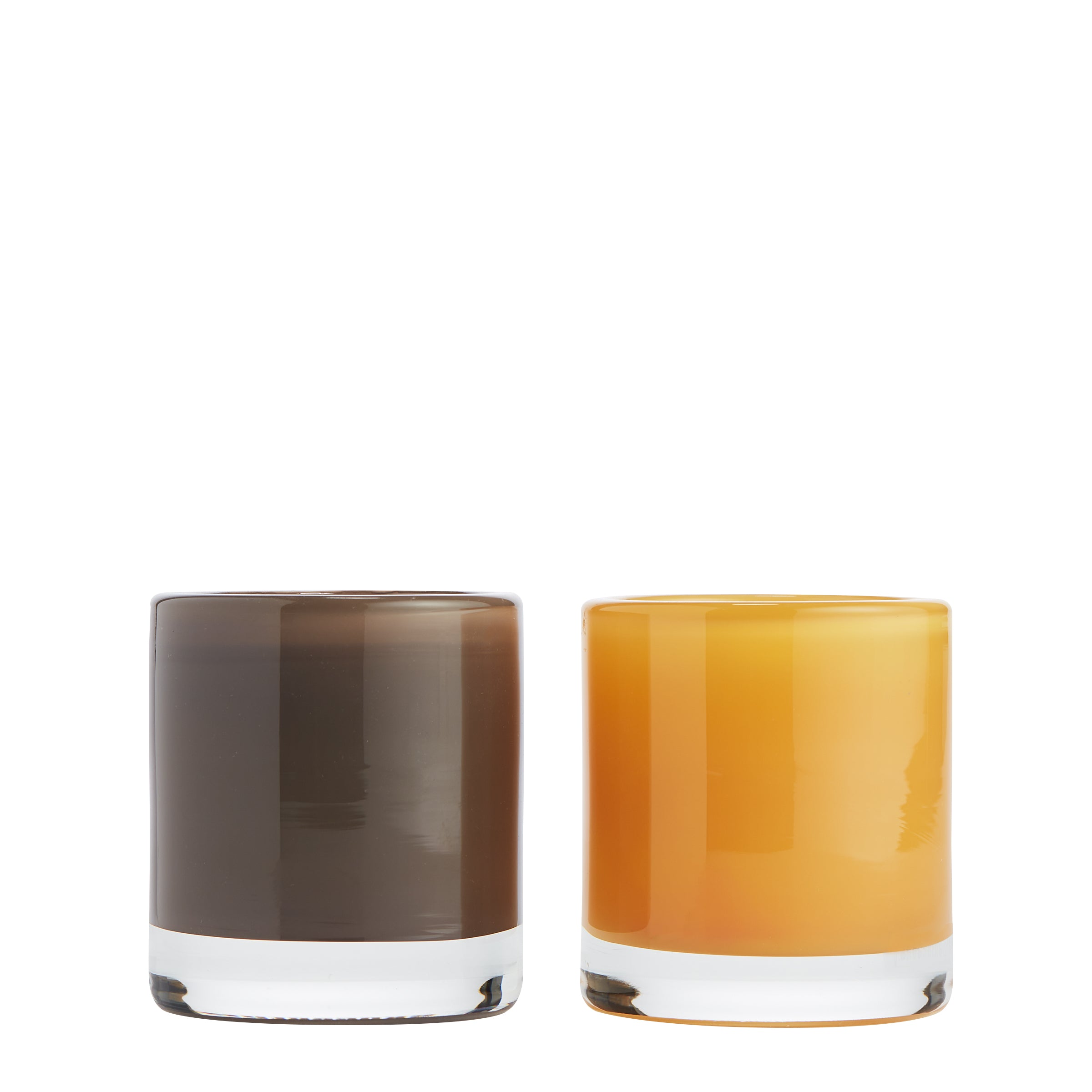 Yellow & Brown Henry Dean Tealights - Tealight - Wild at Heart - Wild at Heart