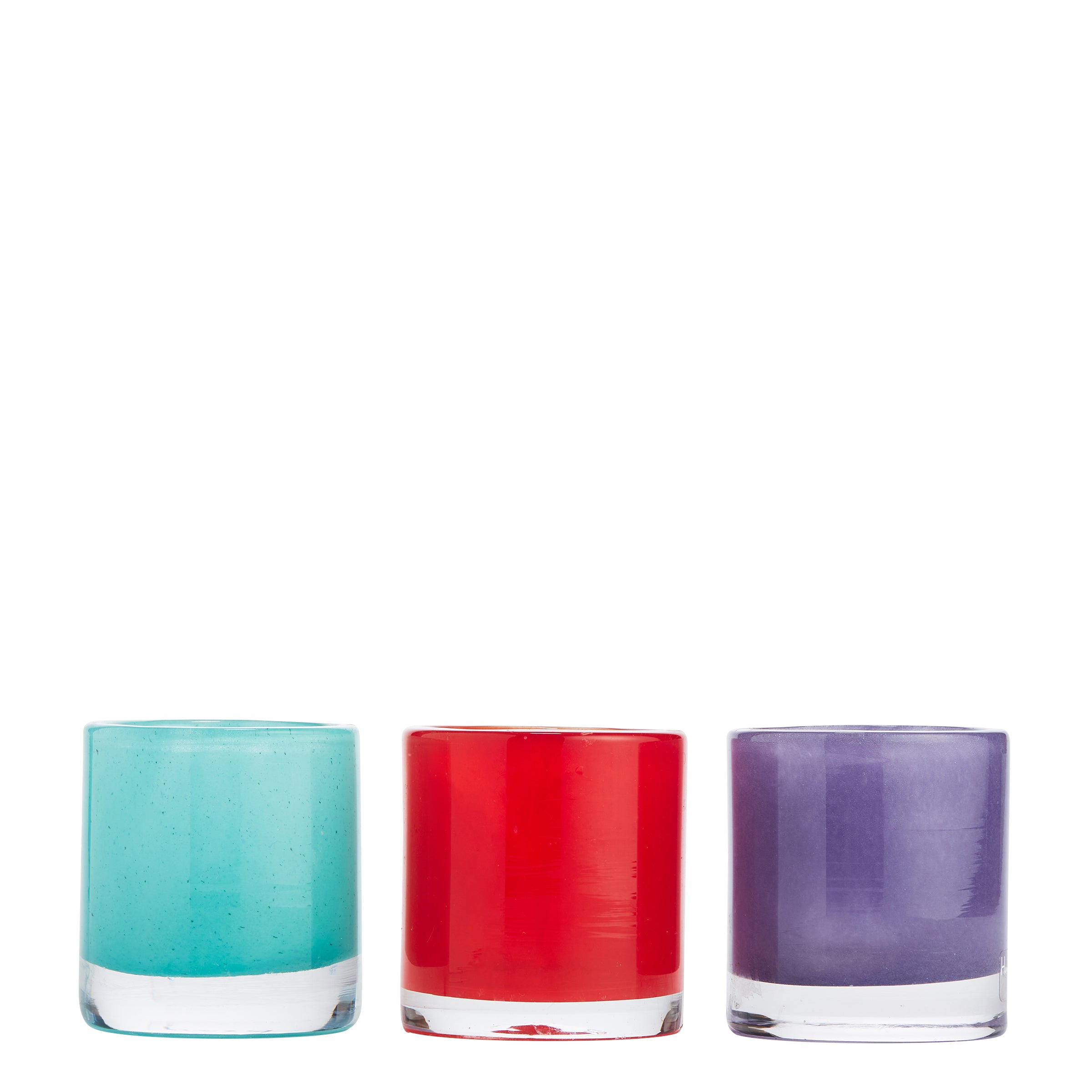 Turquoise / Red / Purple Henry Dean Tealights - Tealight - Wild at Heart - Wild at Heart
