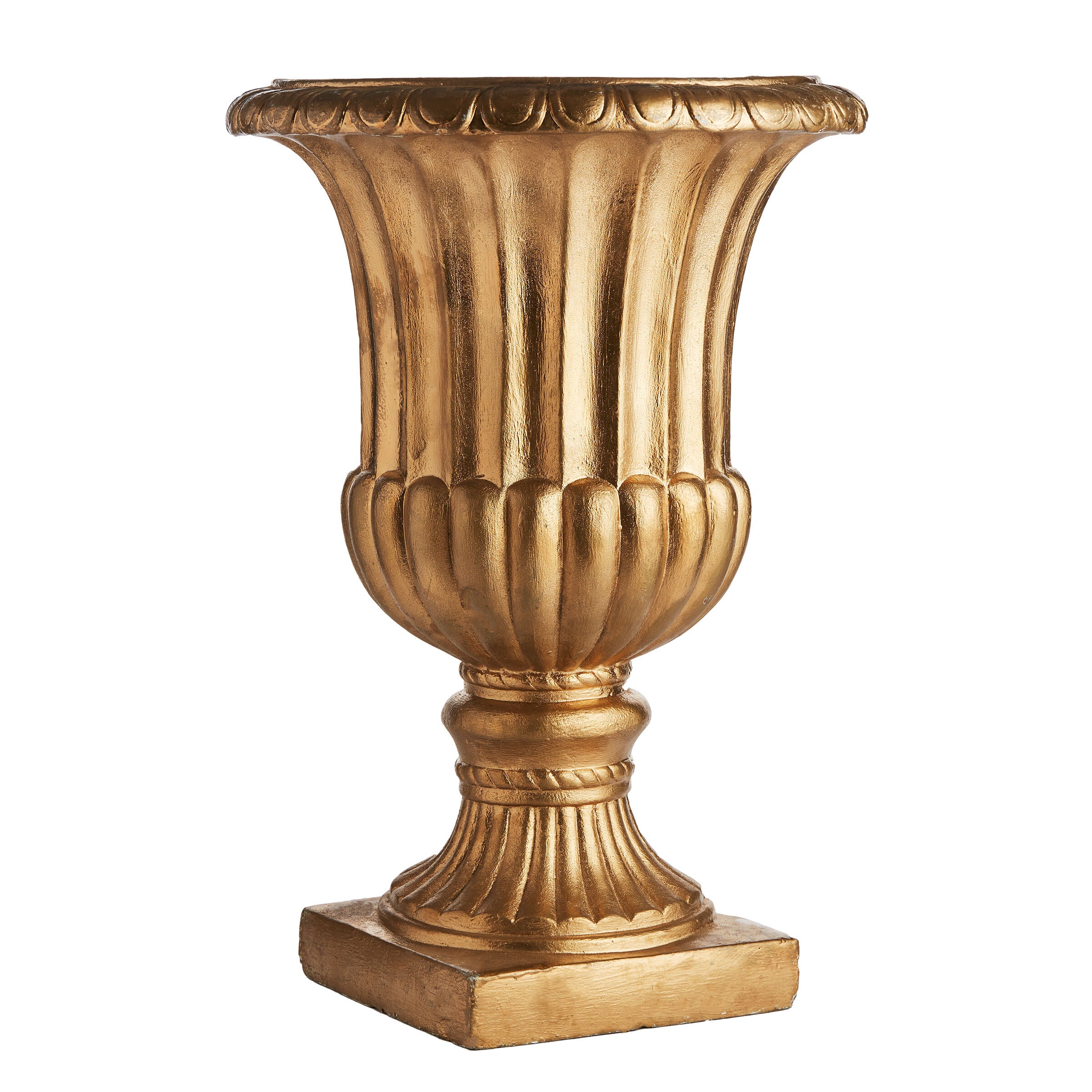 Tall Gold Urn - Urns - Wild at Heart - Wild at Heart