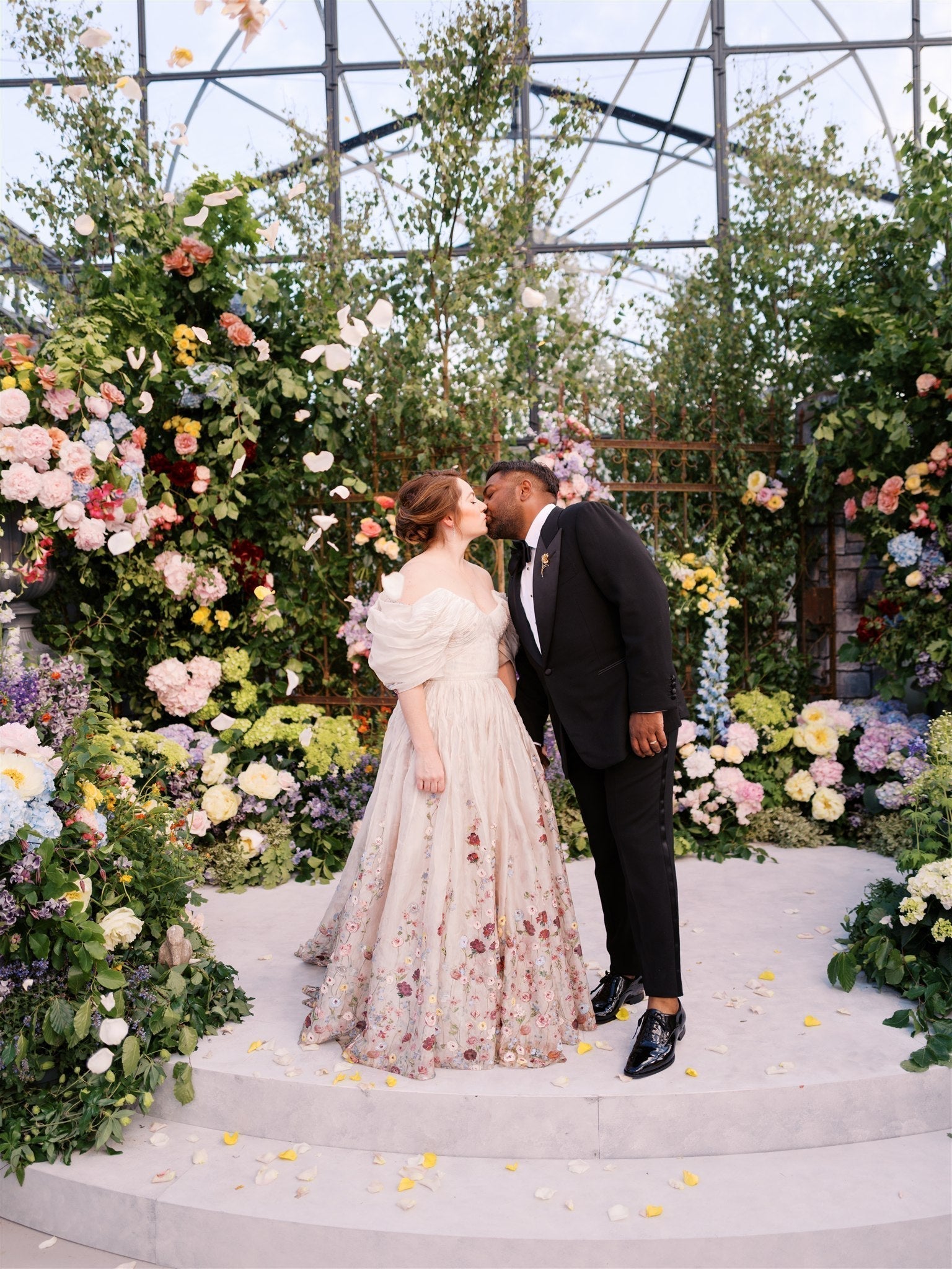 A Whimsical Glass Pavilion Wedding
