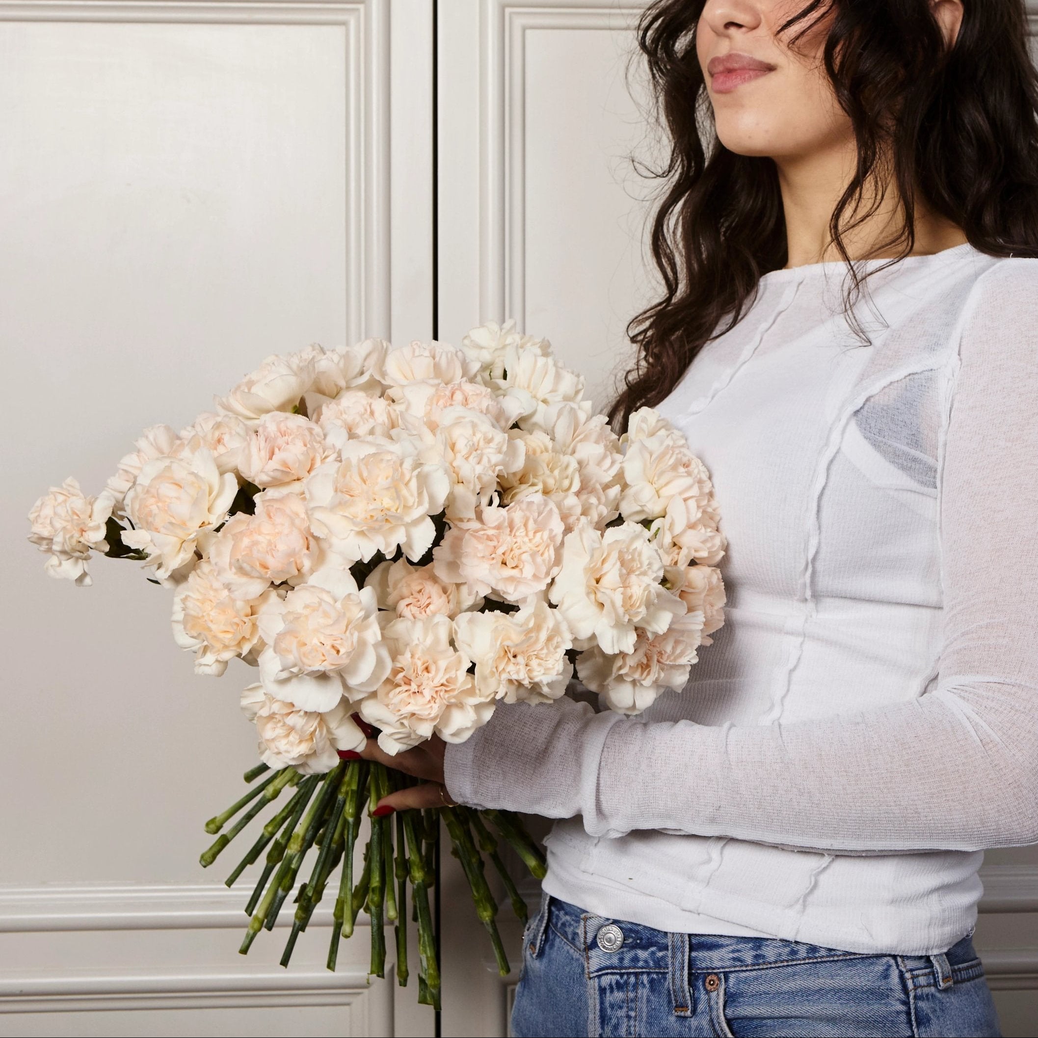 Peach Carnations