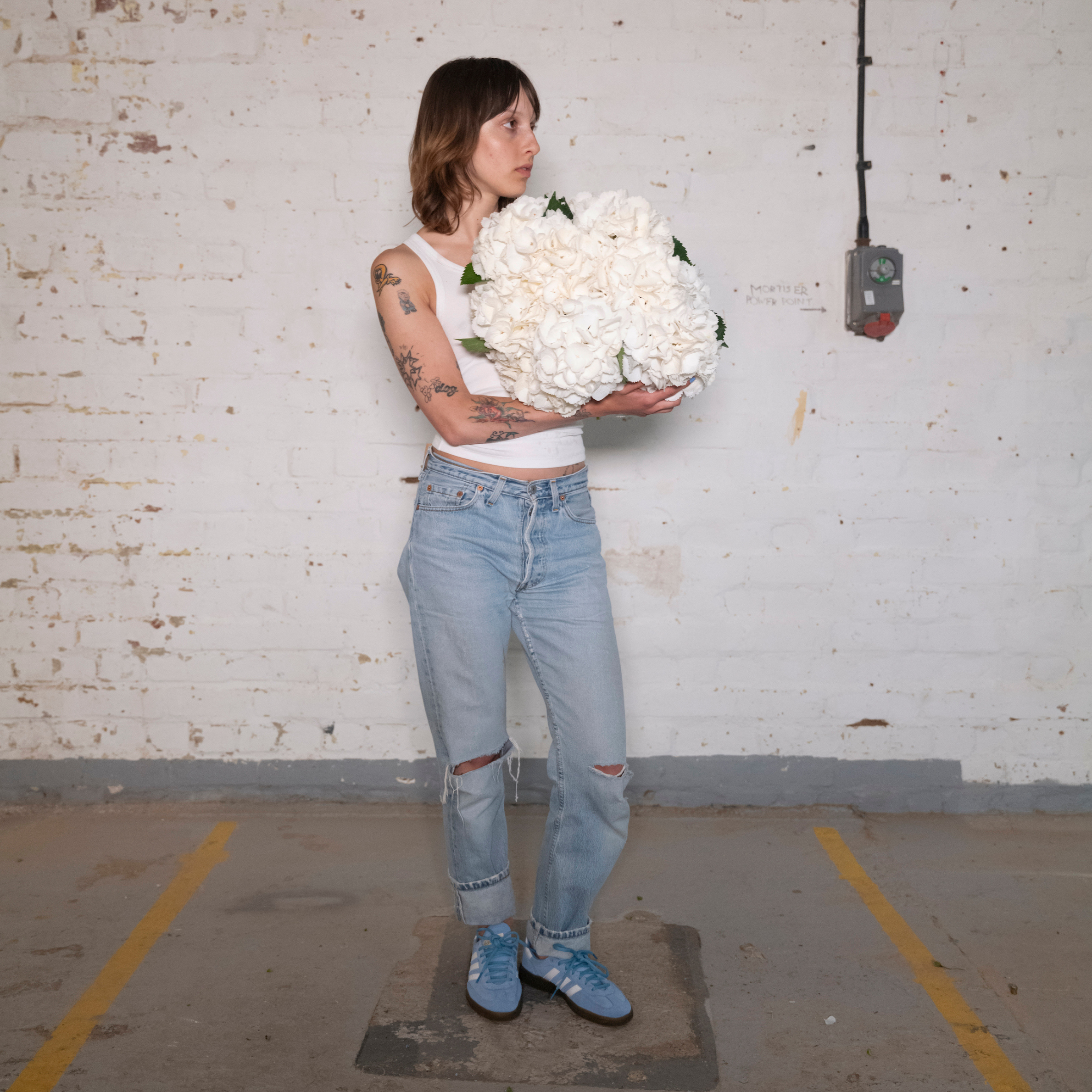 White Hydrangeas - Single Variety Bouquet - Wild at Heart - Wild at Heart