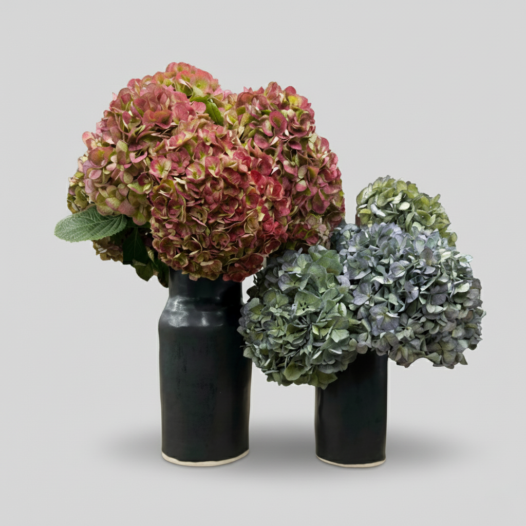 MW. Ceramics Black Vase