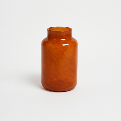 Medium Burnt Sienna Glass Vase for all sizes