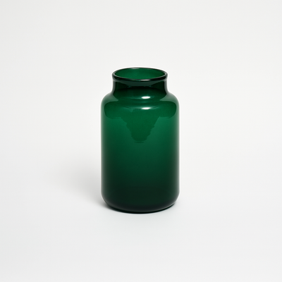 Medium Dark Green Glass Vase for all sizes