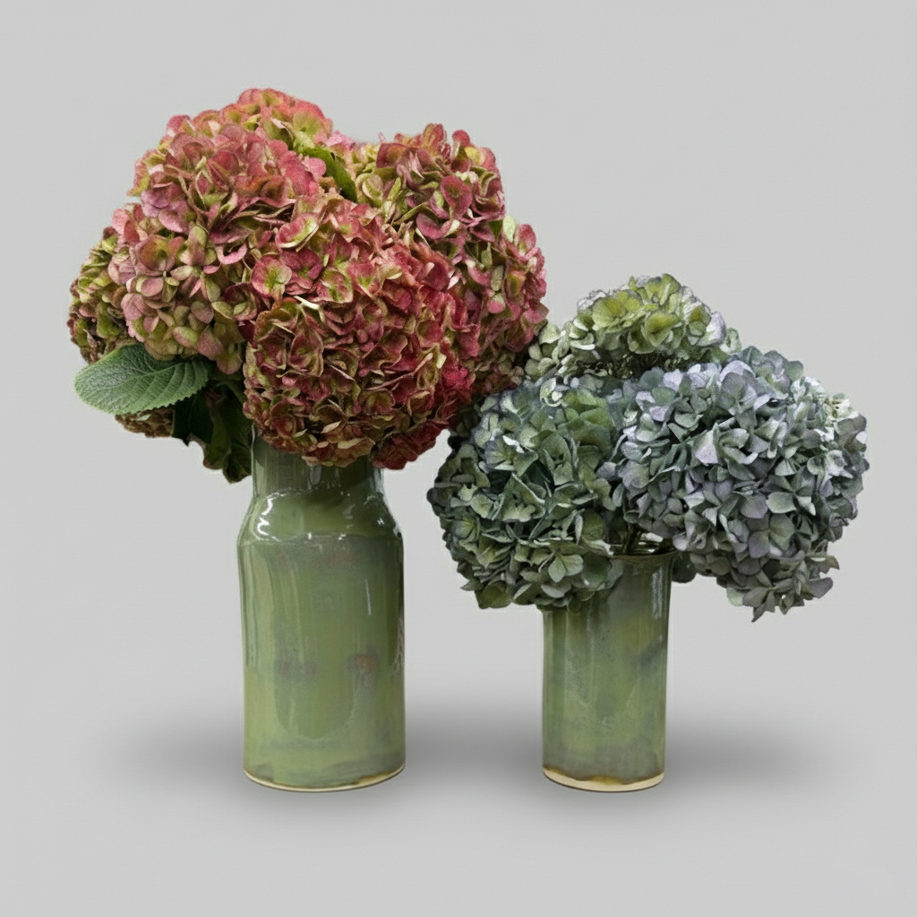 MW. Ceramics Green Vase