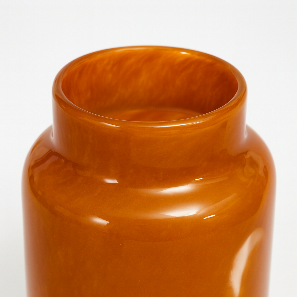 Medium Burnt Sienna Glass Vase for all sizes