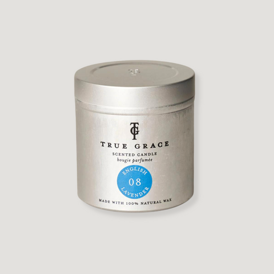 True Grace English Lavender Tin Candle