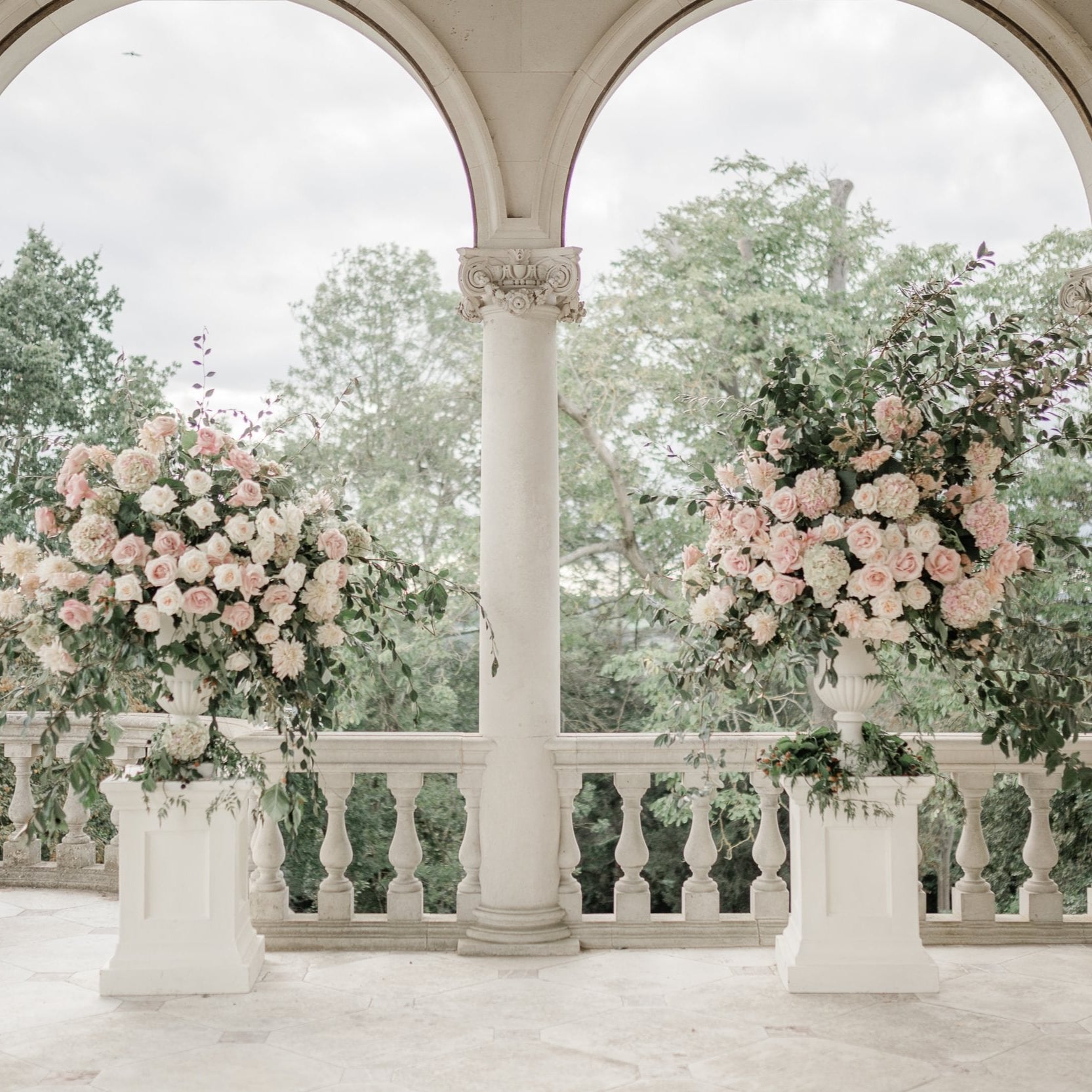 Tall Stone Urn for Hire - 293