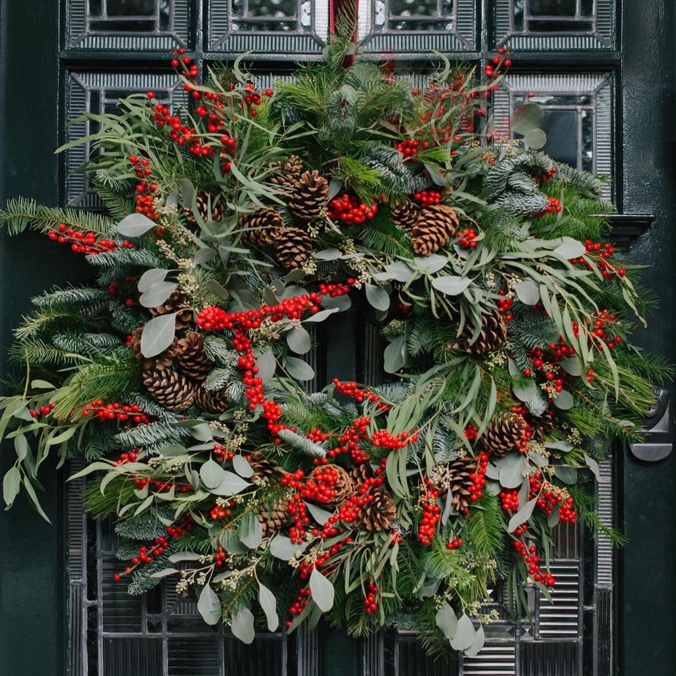 Festive Joy Wreath (2 day lead time) - Christmas Wreaths - Wild at Heart - Wild at Heart