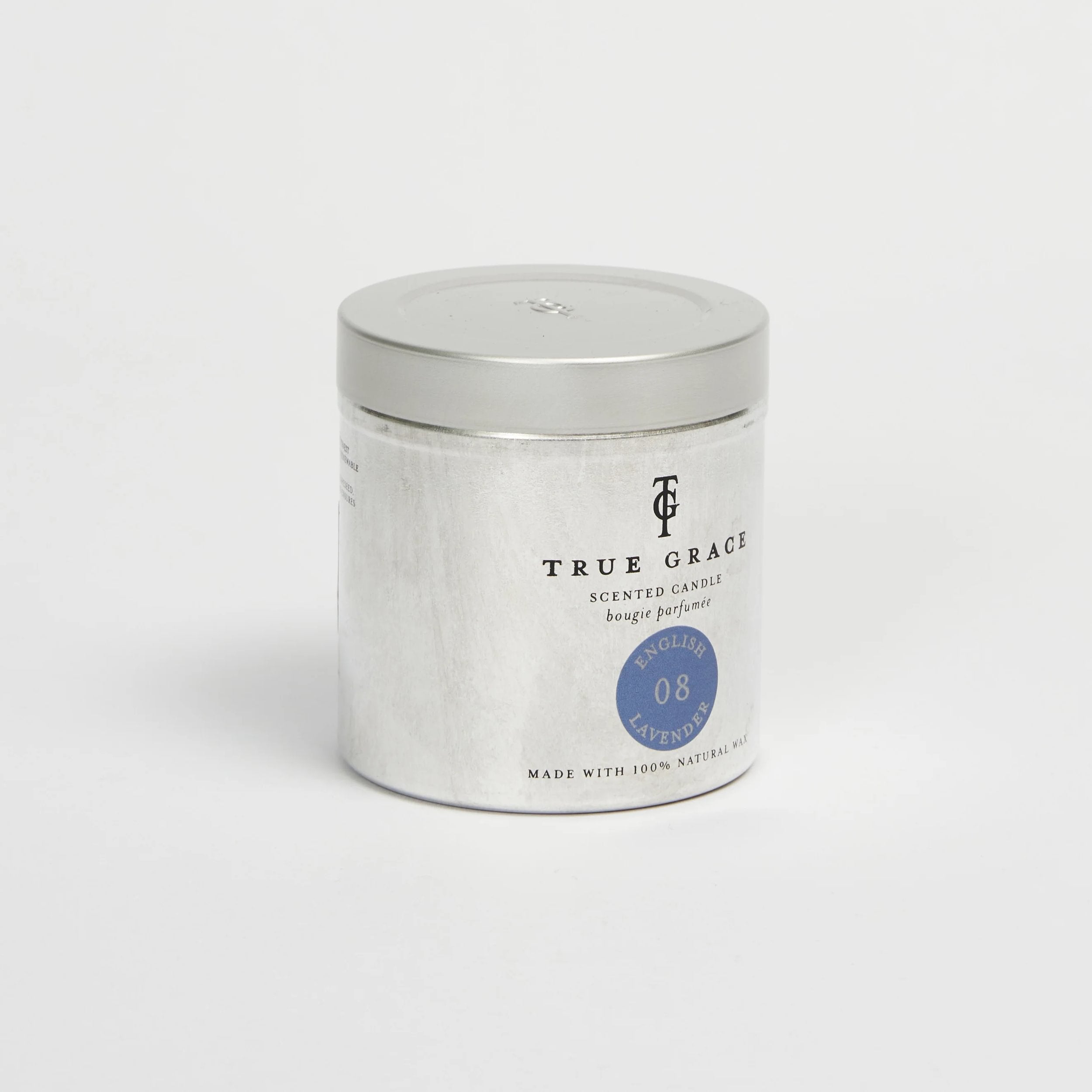 True Grace English Lavender Tin Candle