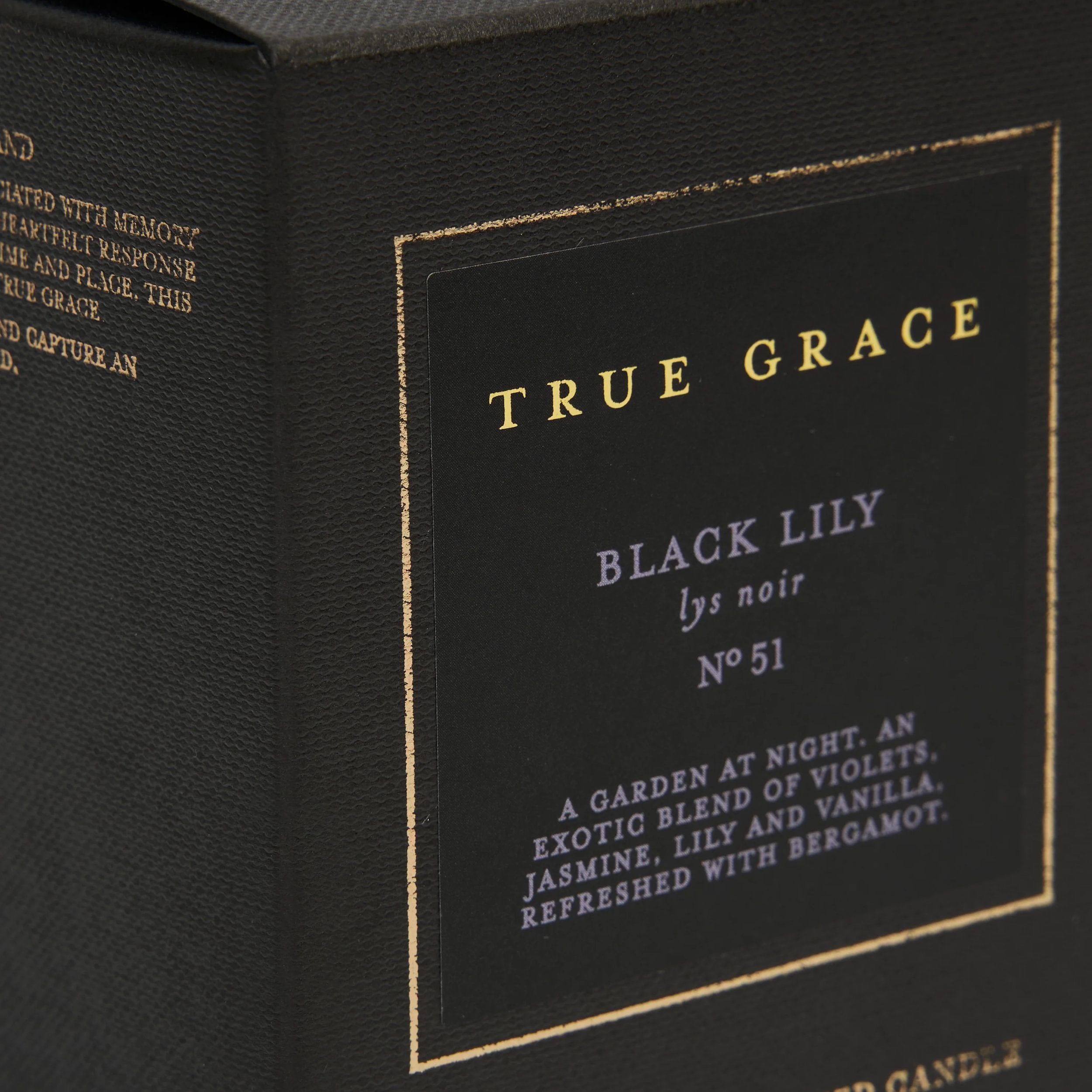 True Grace Black Lily Classic Candle