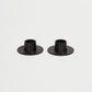 Candle Holders in Black (Set of 2)