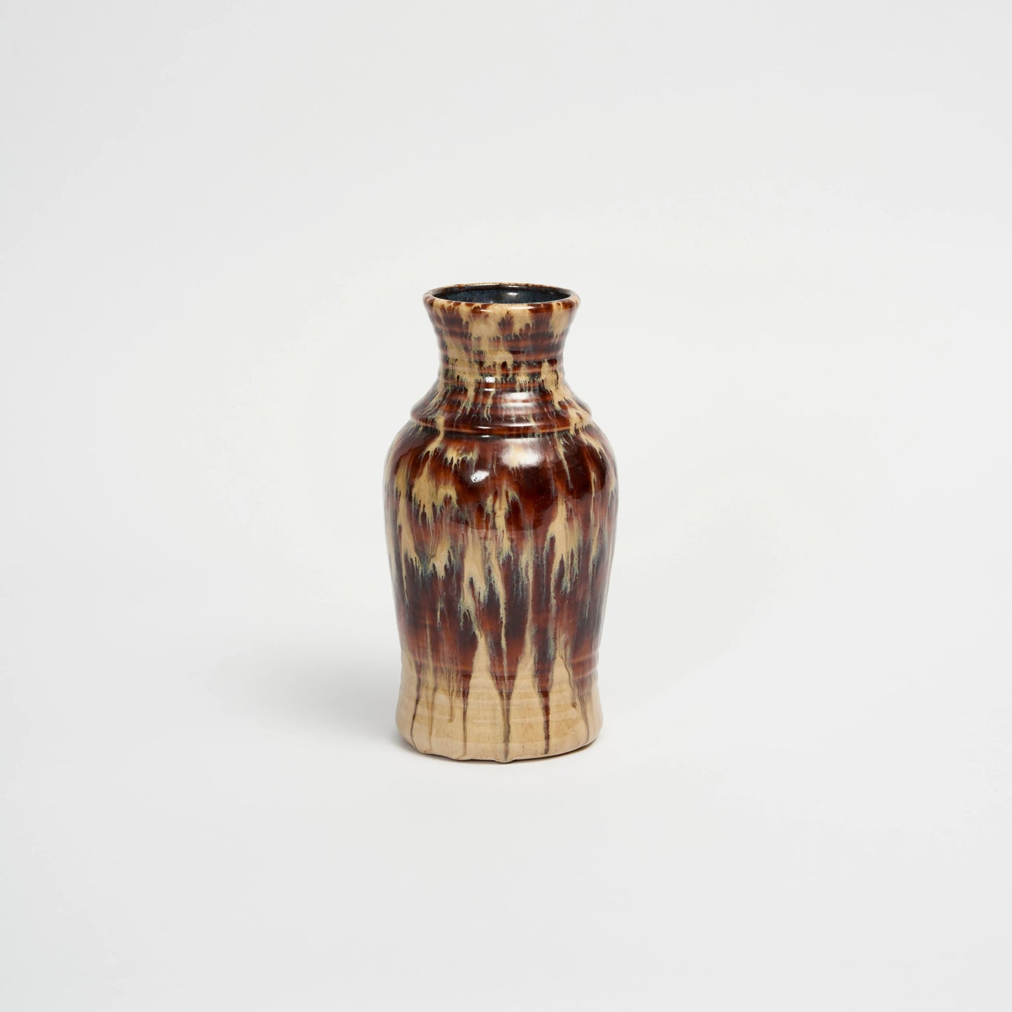 Antique Brown Marble Vase