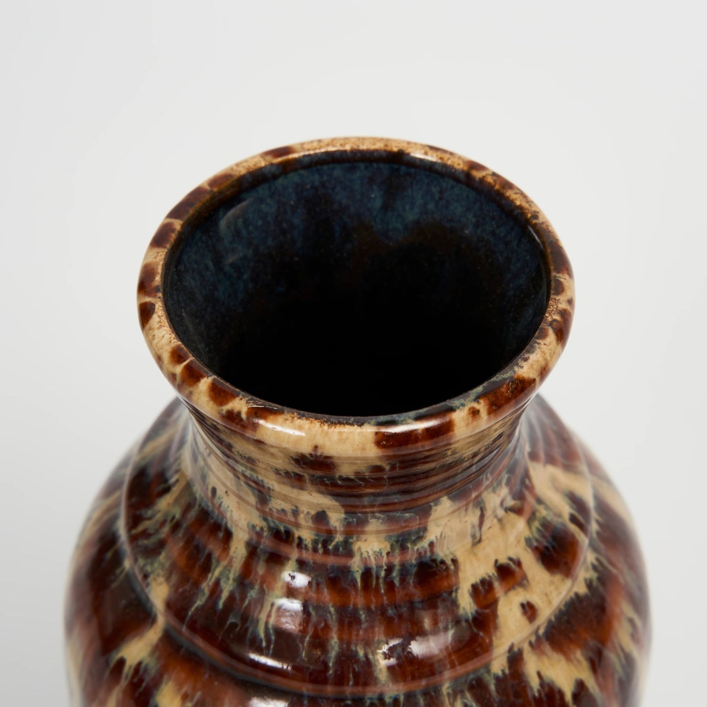 Antique Brown Marble Vase