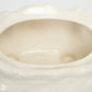 White Patterned Boat Bowl