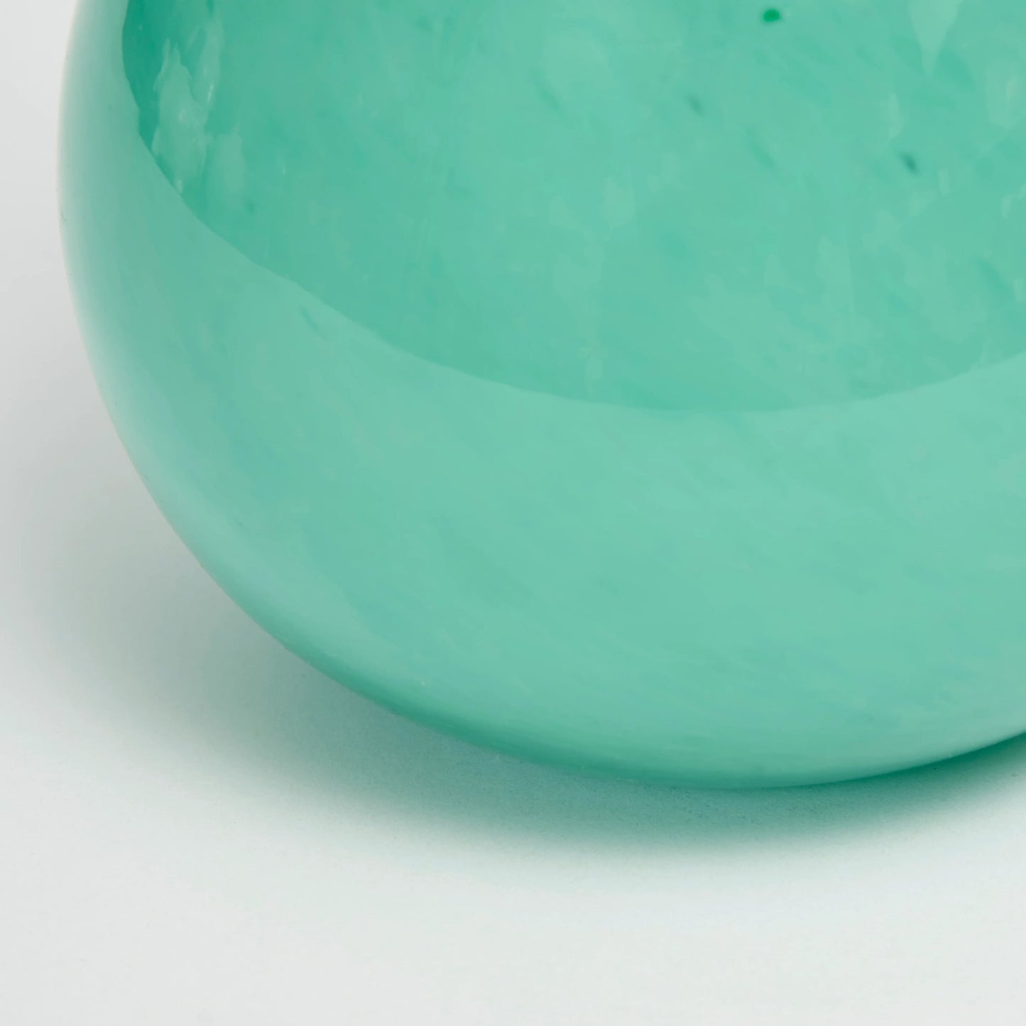 Turquoise Rounded Bud Vase