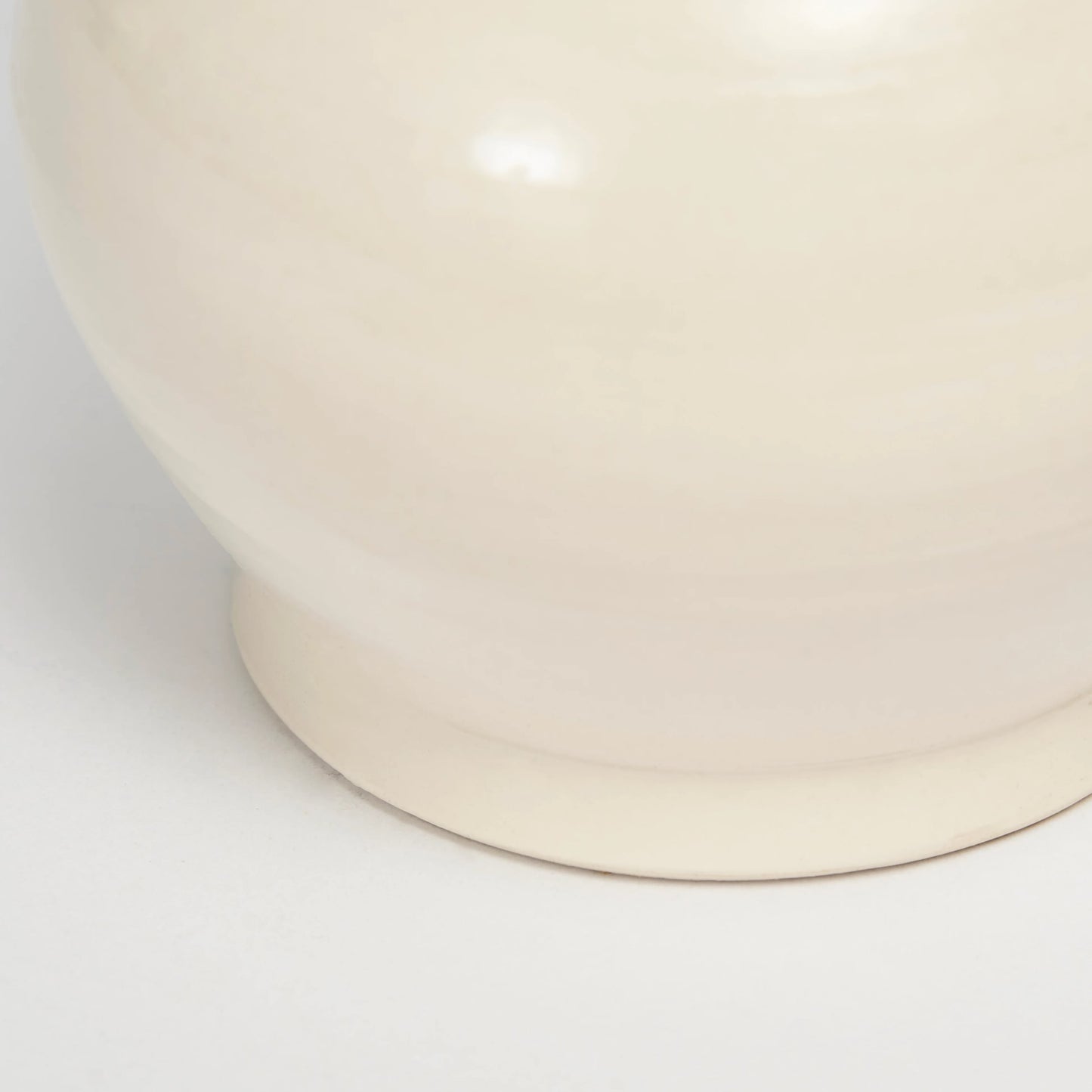 White Tall Neck Vase