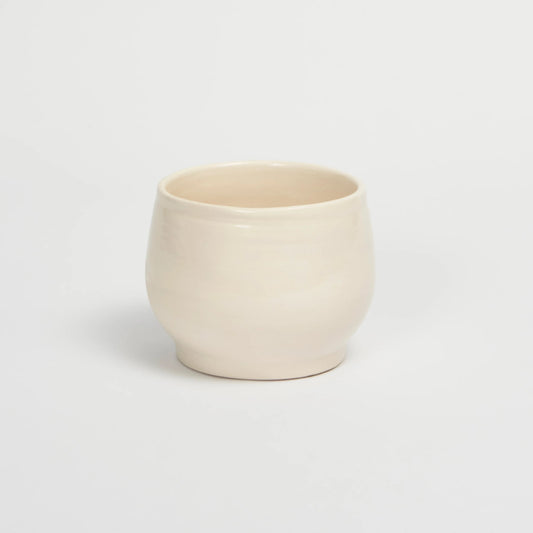 White Angular Vase Pot