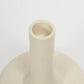 Floral Society White Ceramic Candle Holder